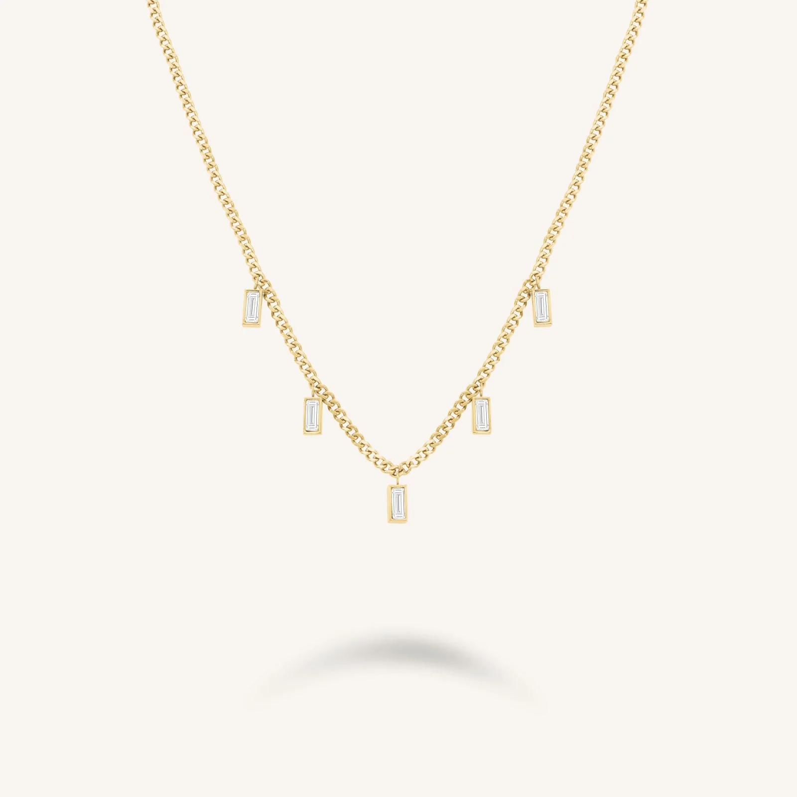 Baguette Necklace
