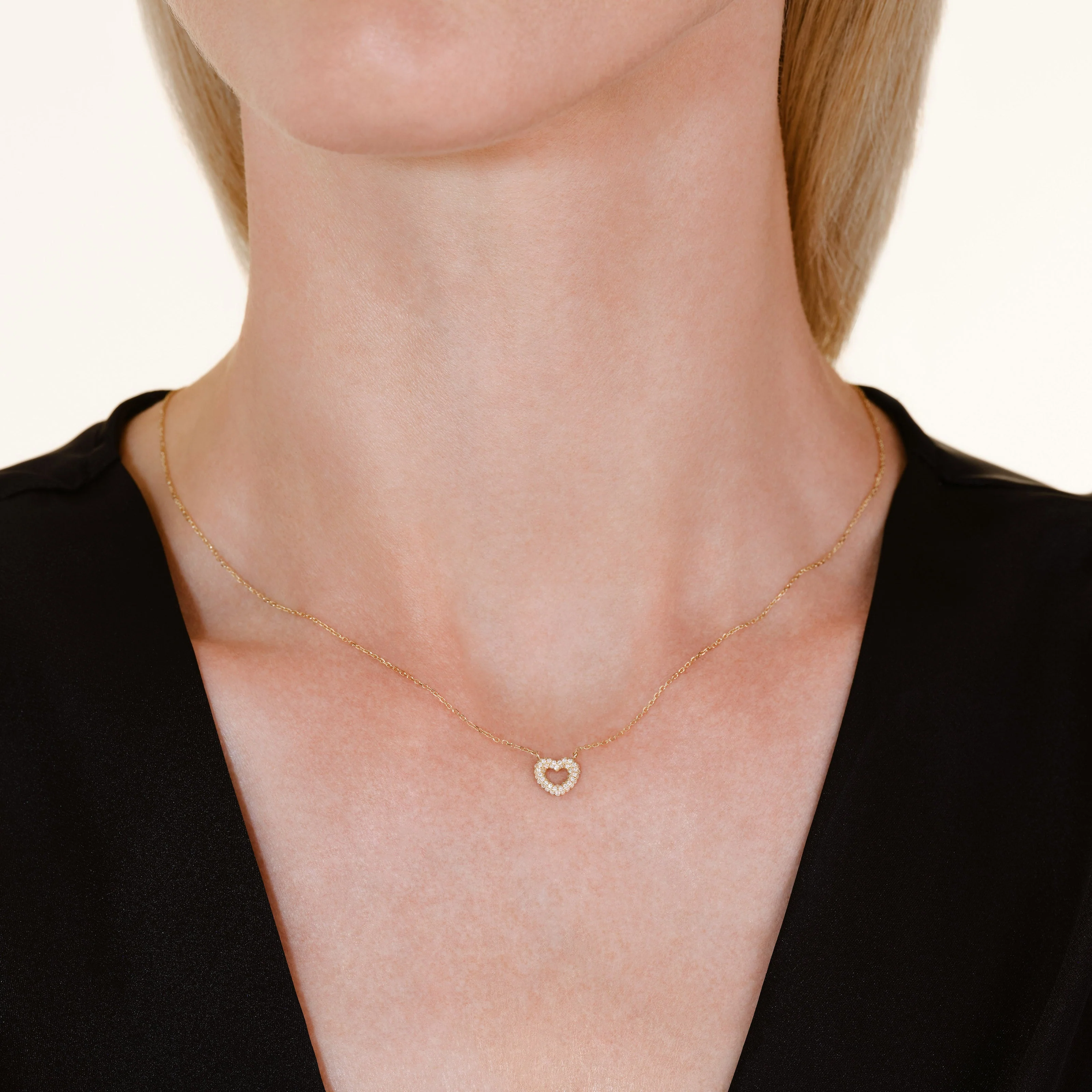 Bubble Heart Necklace - Image 3