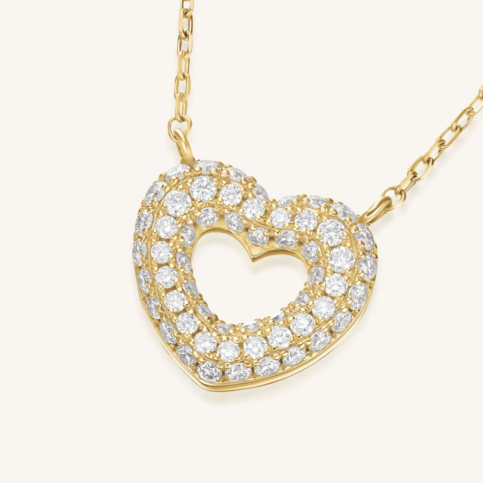 Bubble Heart Necklace - Image 4