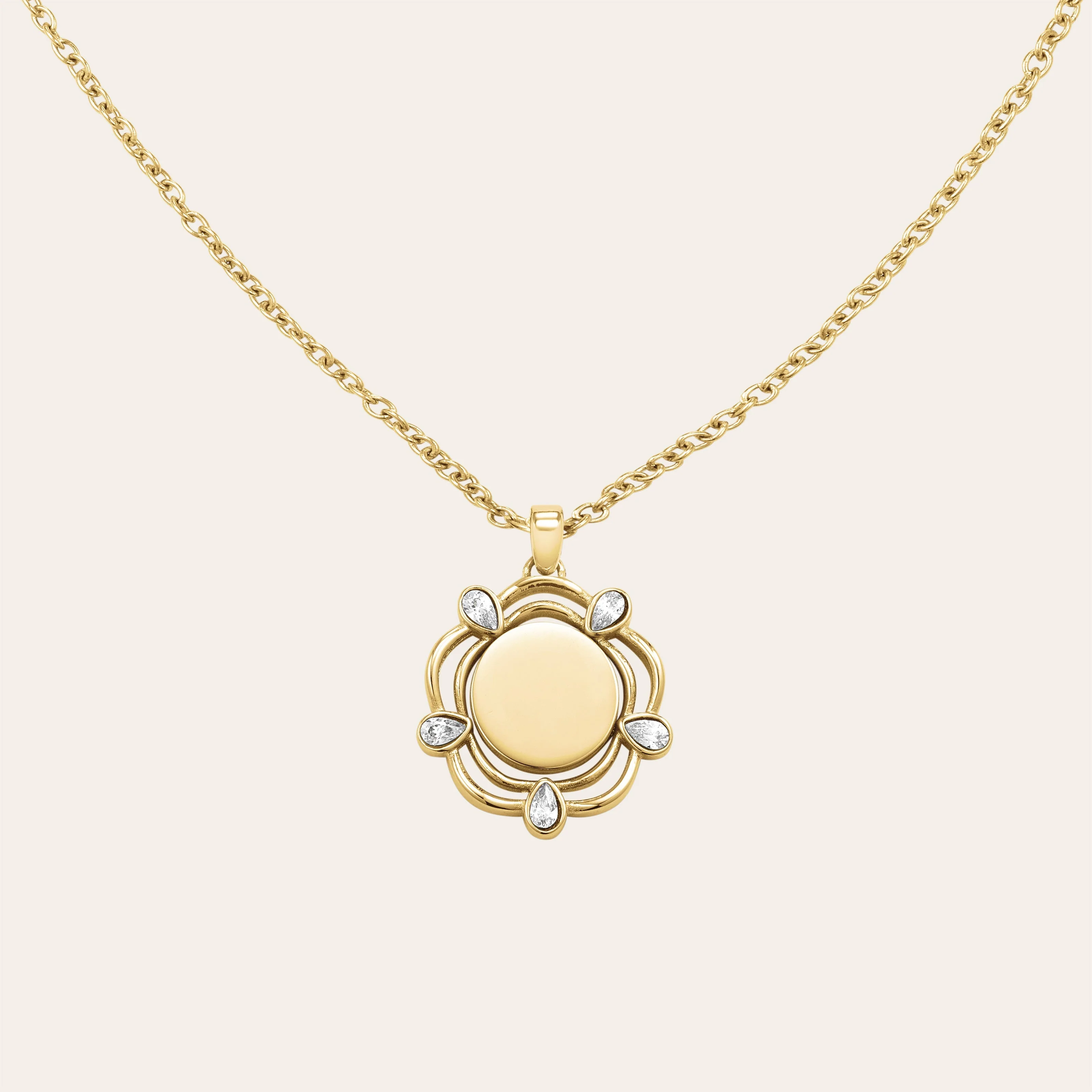 Münzanhänger Halskette