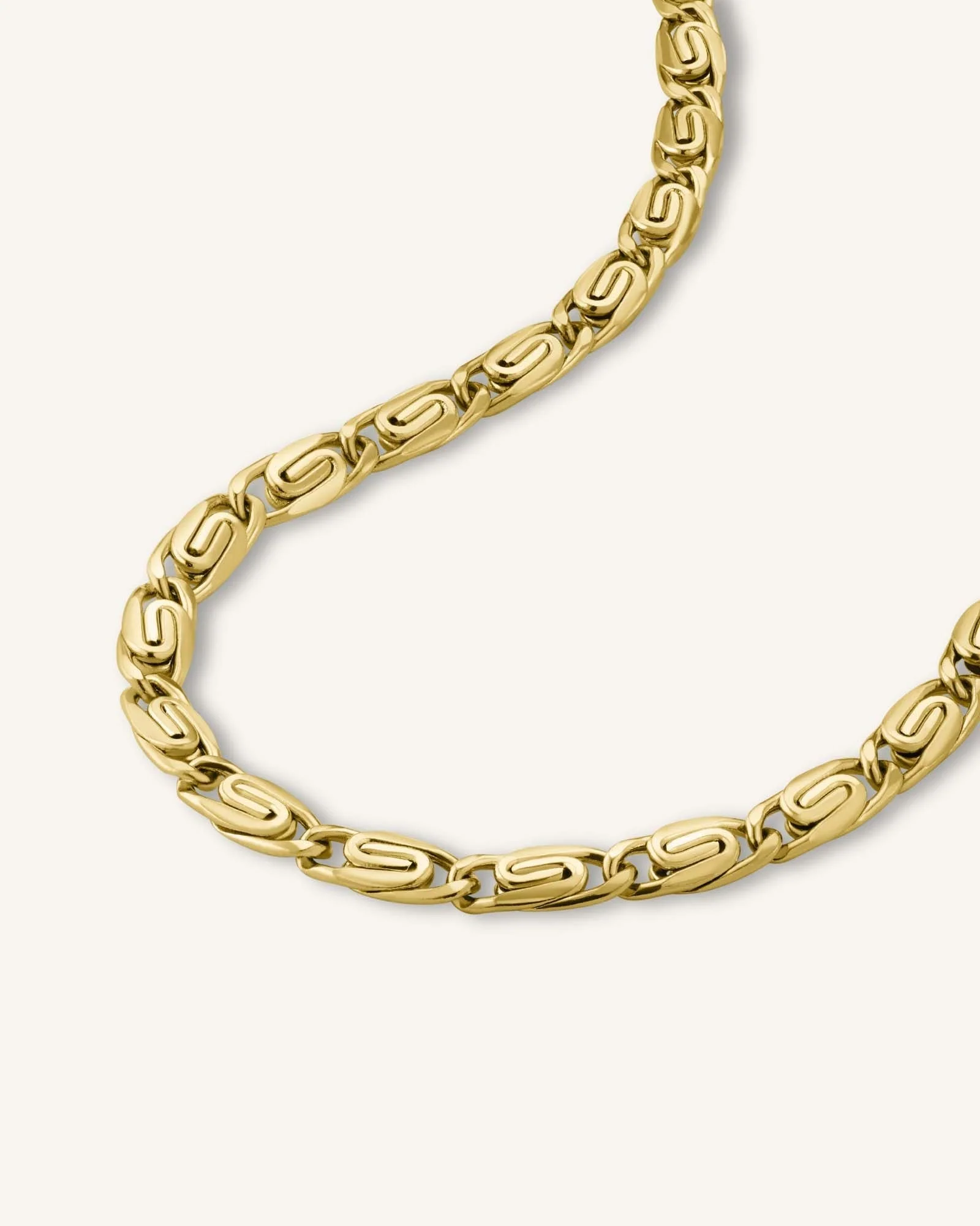 Swirl Armband Gold - Image 4