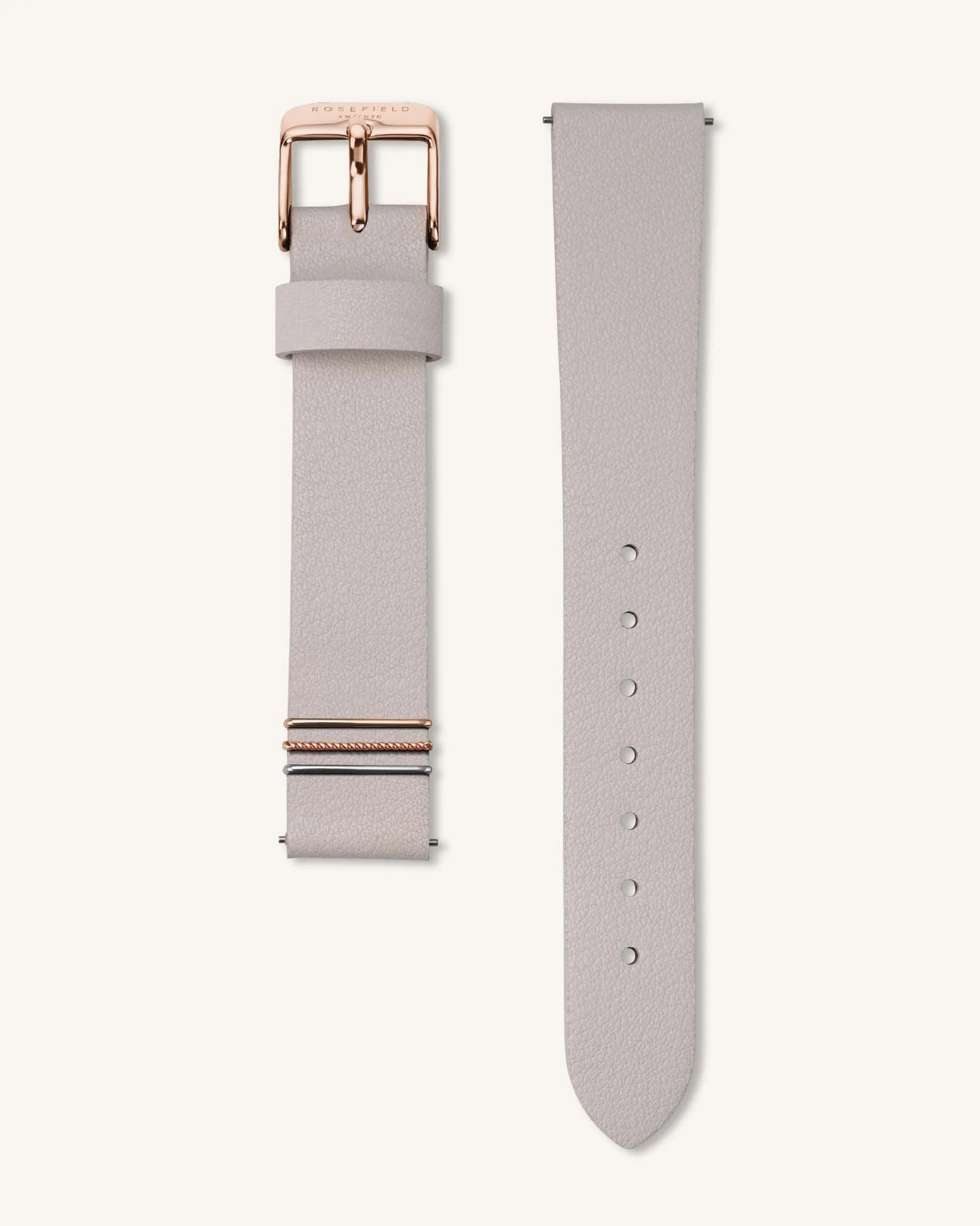 Armband Hellgrau Roségold