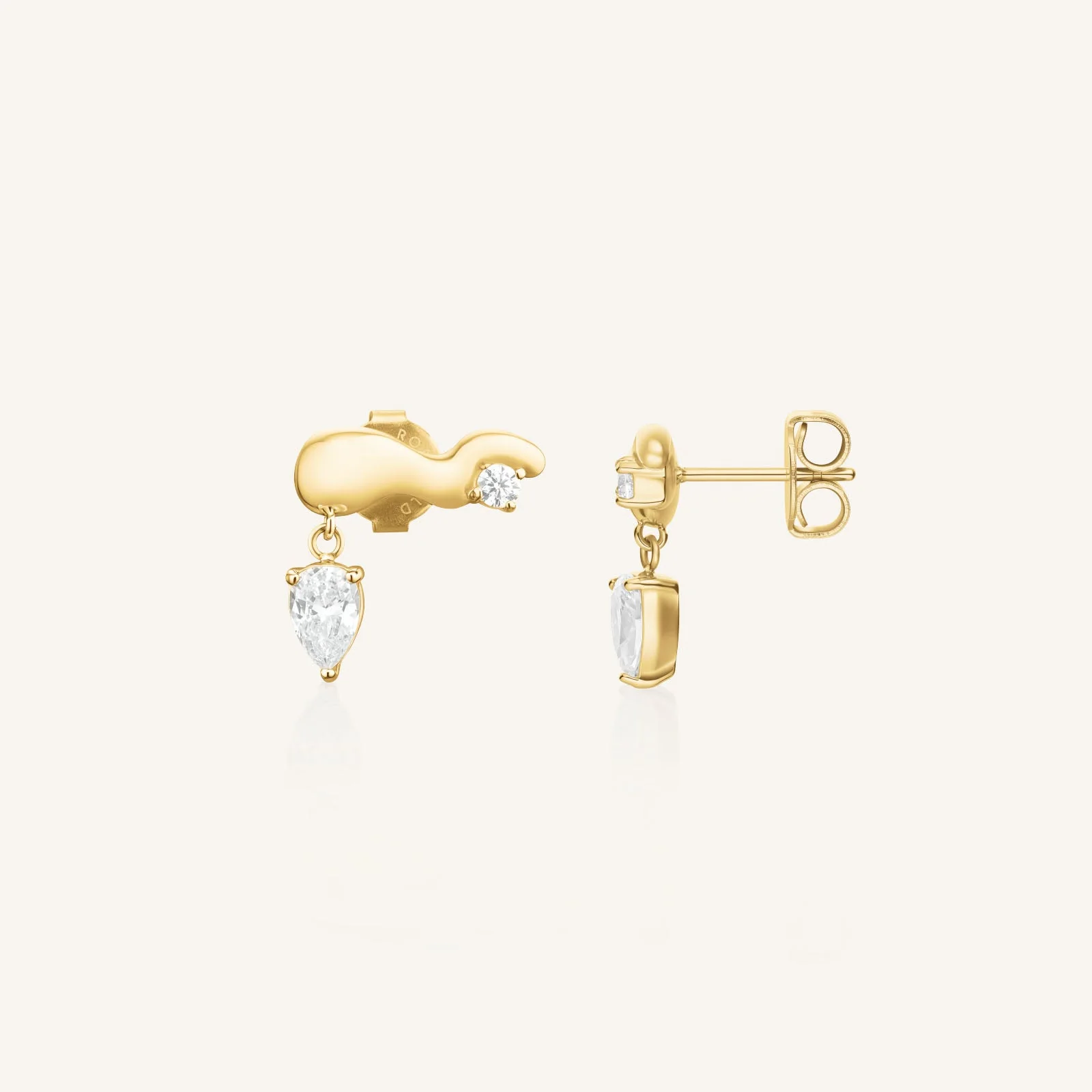 Kristall-Wellen-Ohrstecker - Image 3