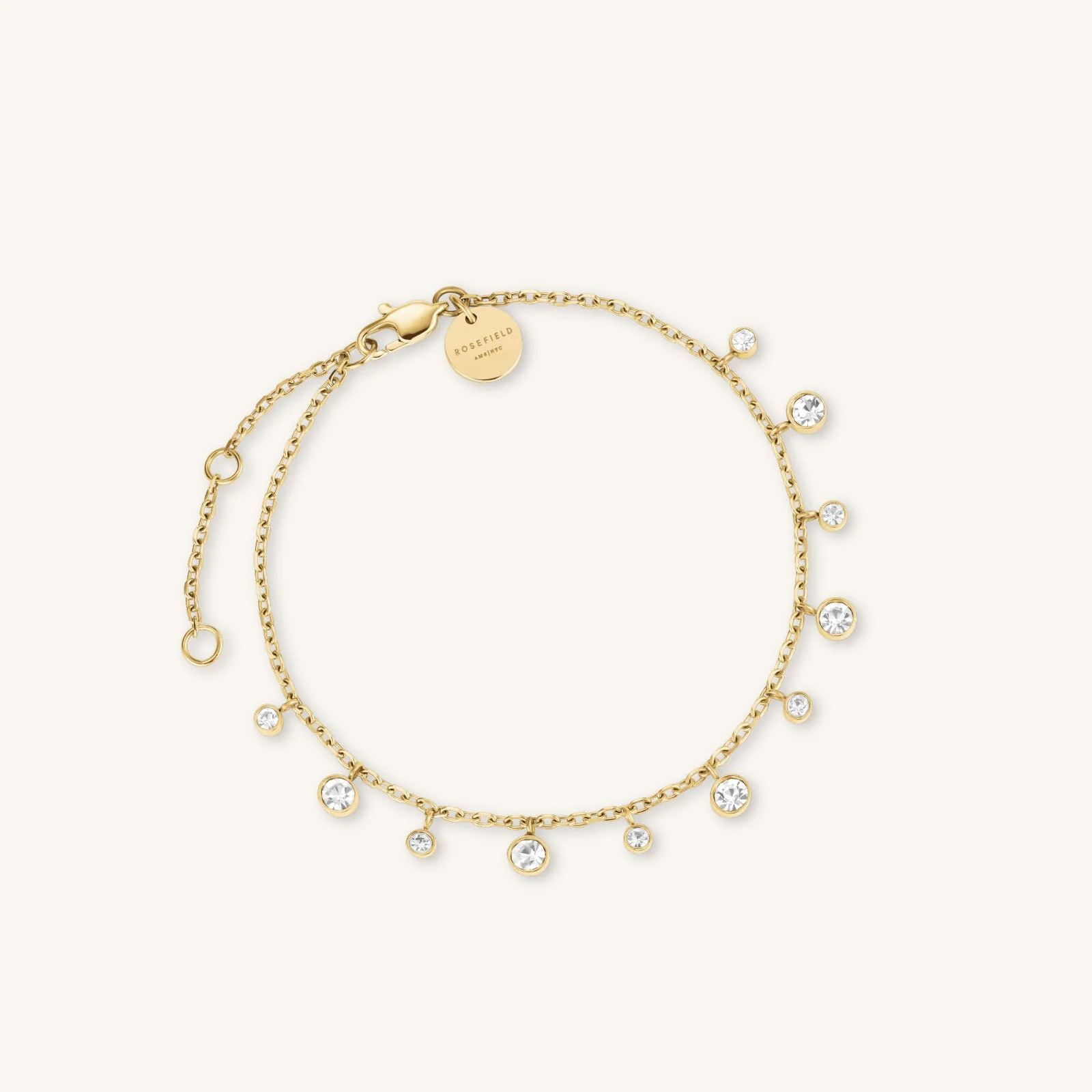 Armband Mit Baumelnden Kristallen
