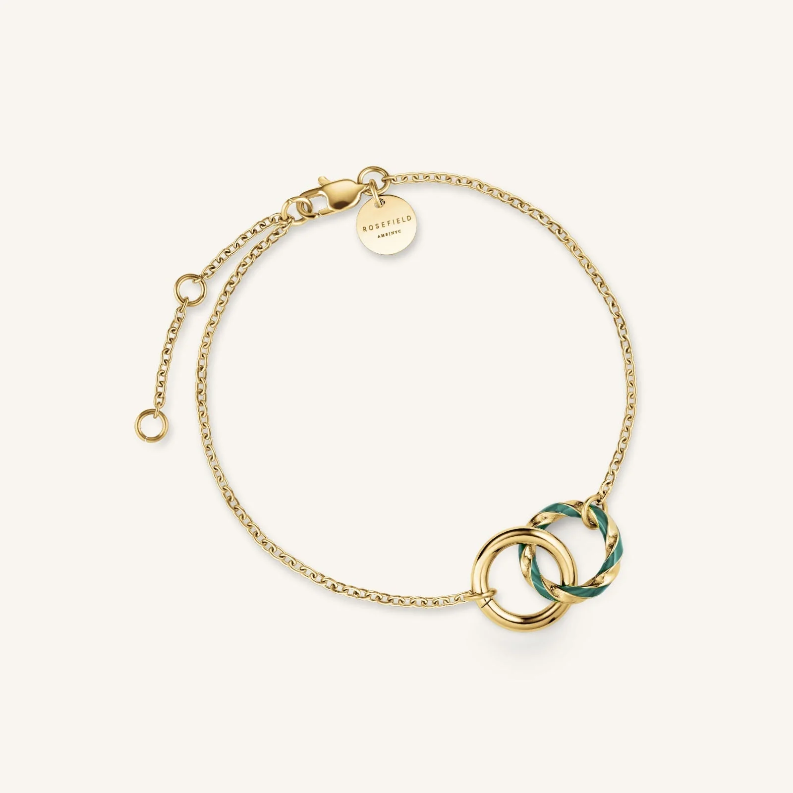 Smaragdgrün Duo Armband