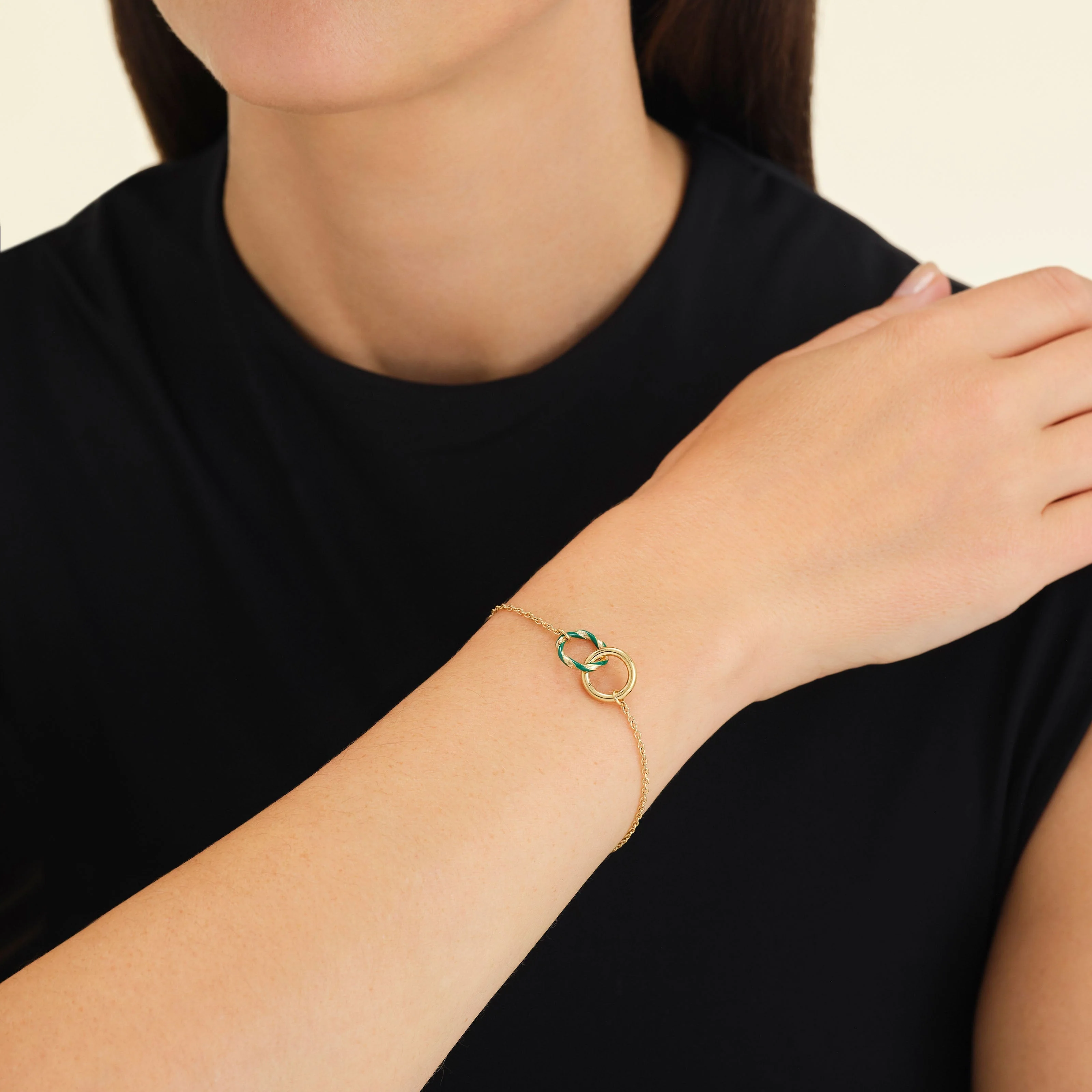 Smaragdgrün Duo Armband - Image 2