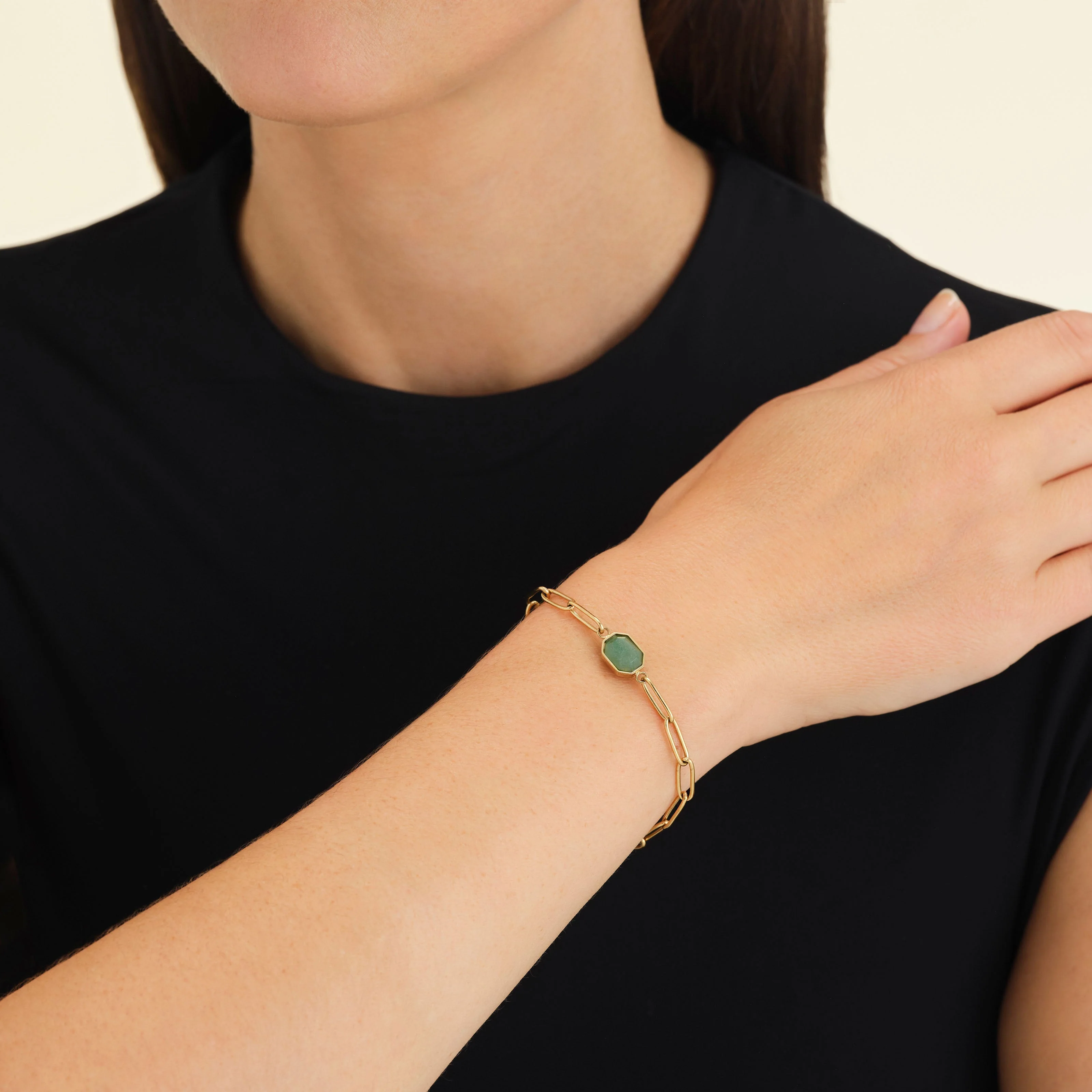 Geometrisches Edelsteinen Armband - Image 3
