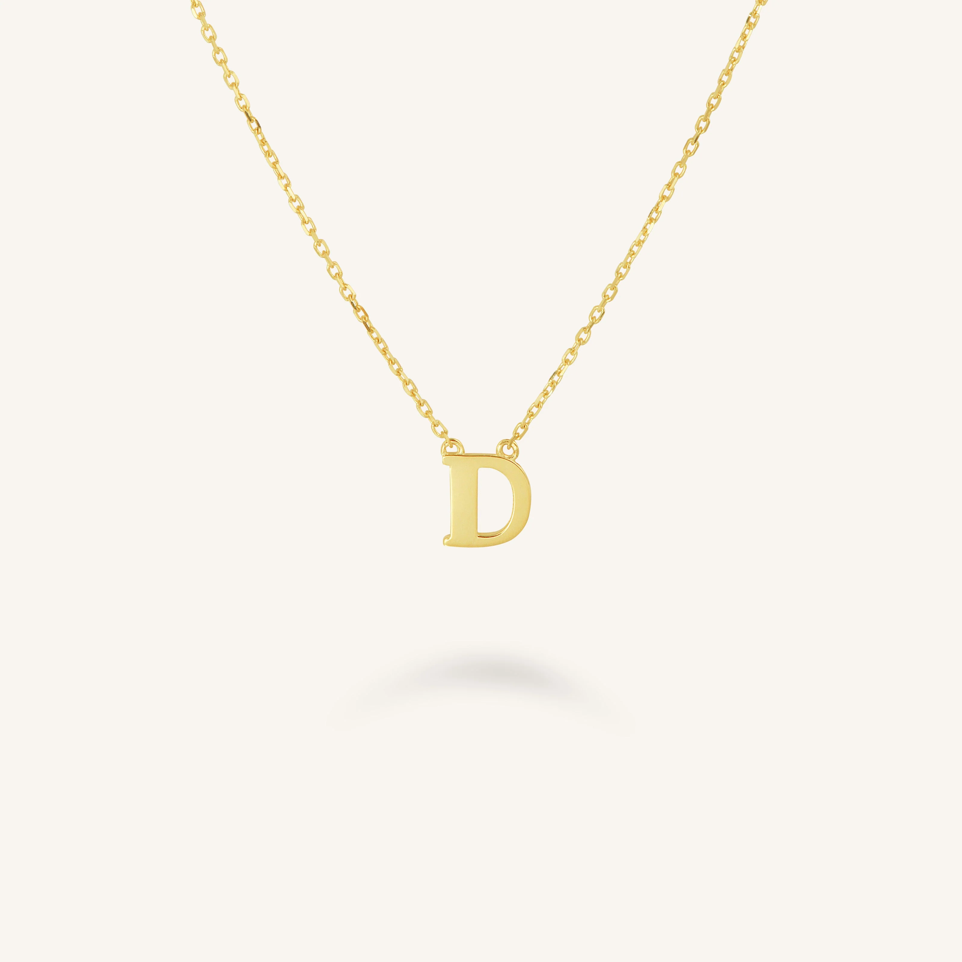 Initial Halskette D