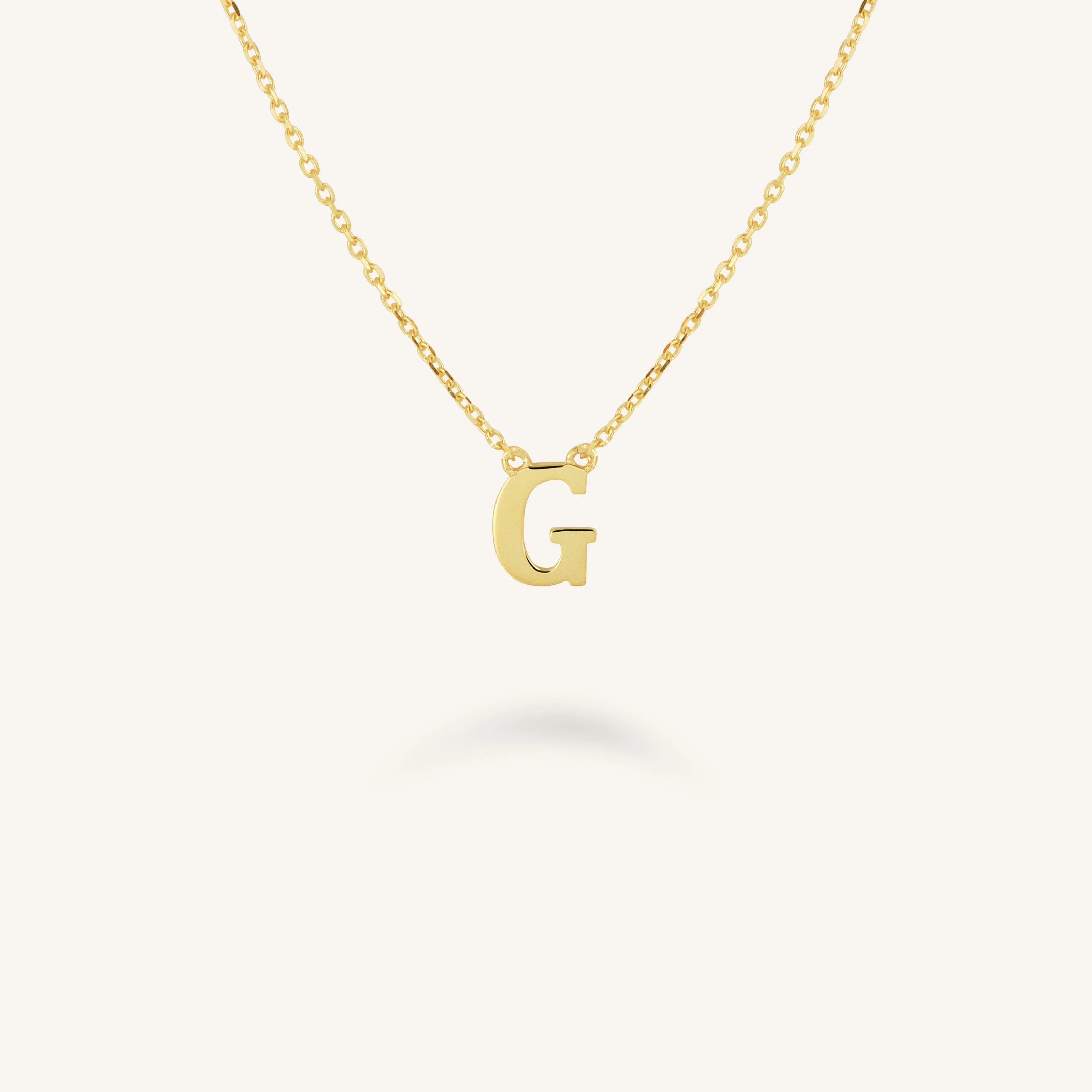 Initial Halskette G