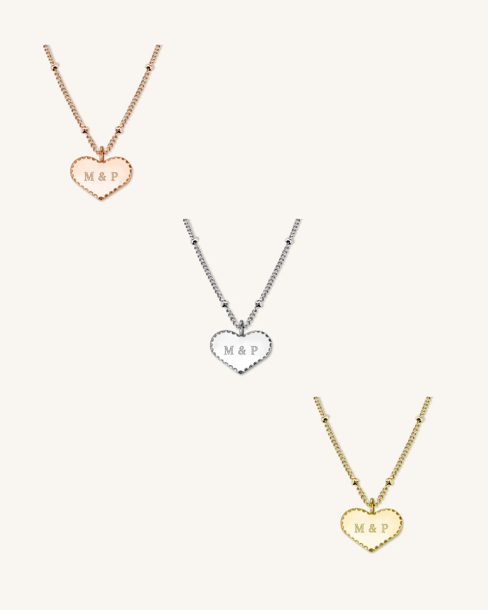 Single Heart Halskette - Image 7