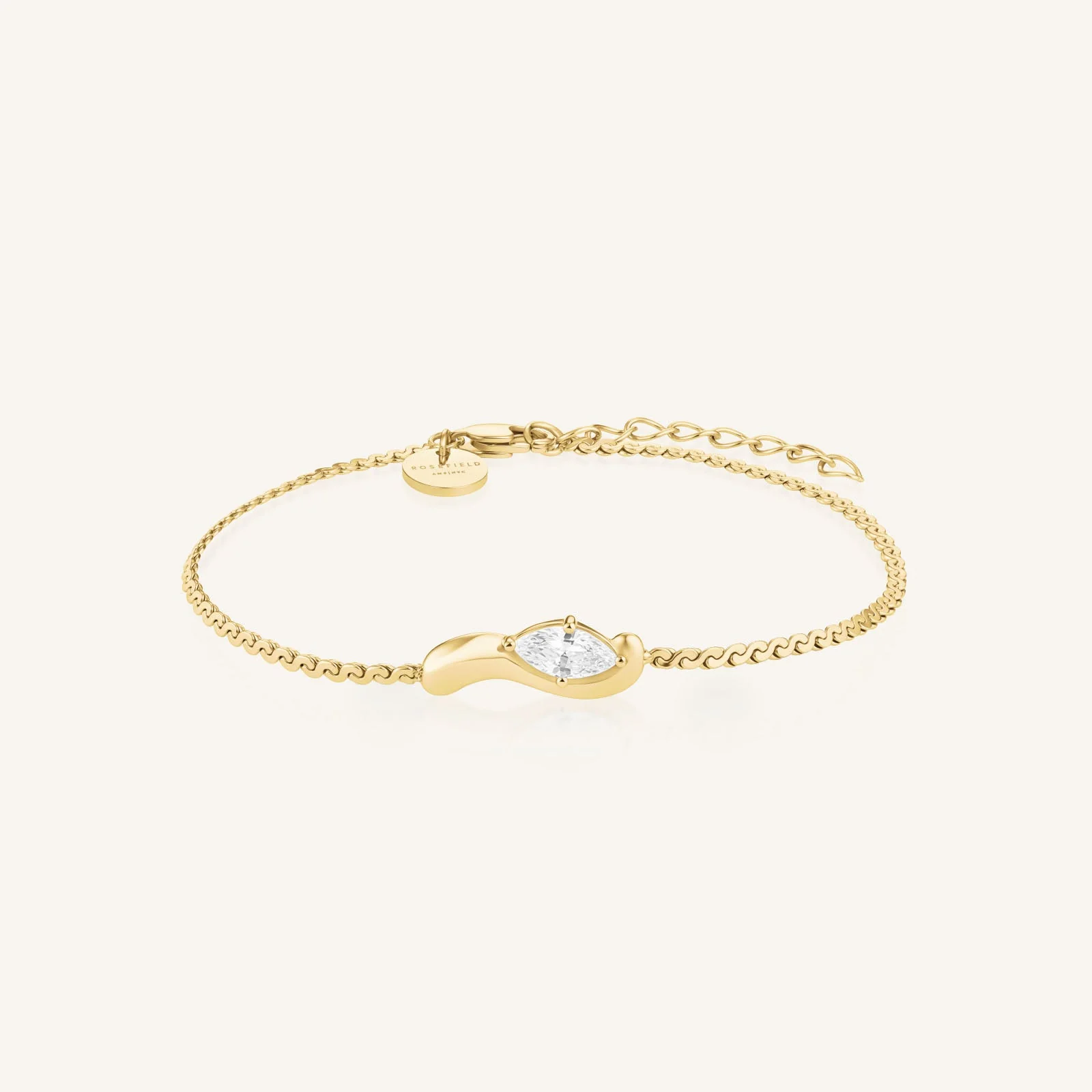 Marquise-Wellen-Armband