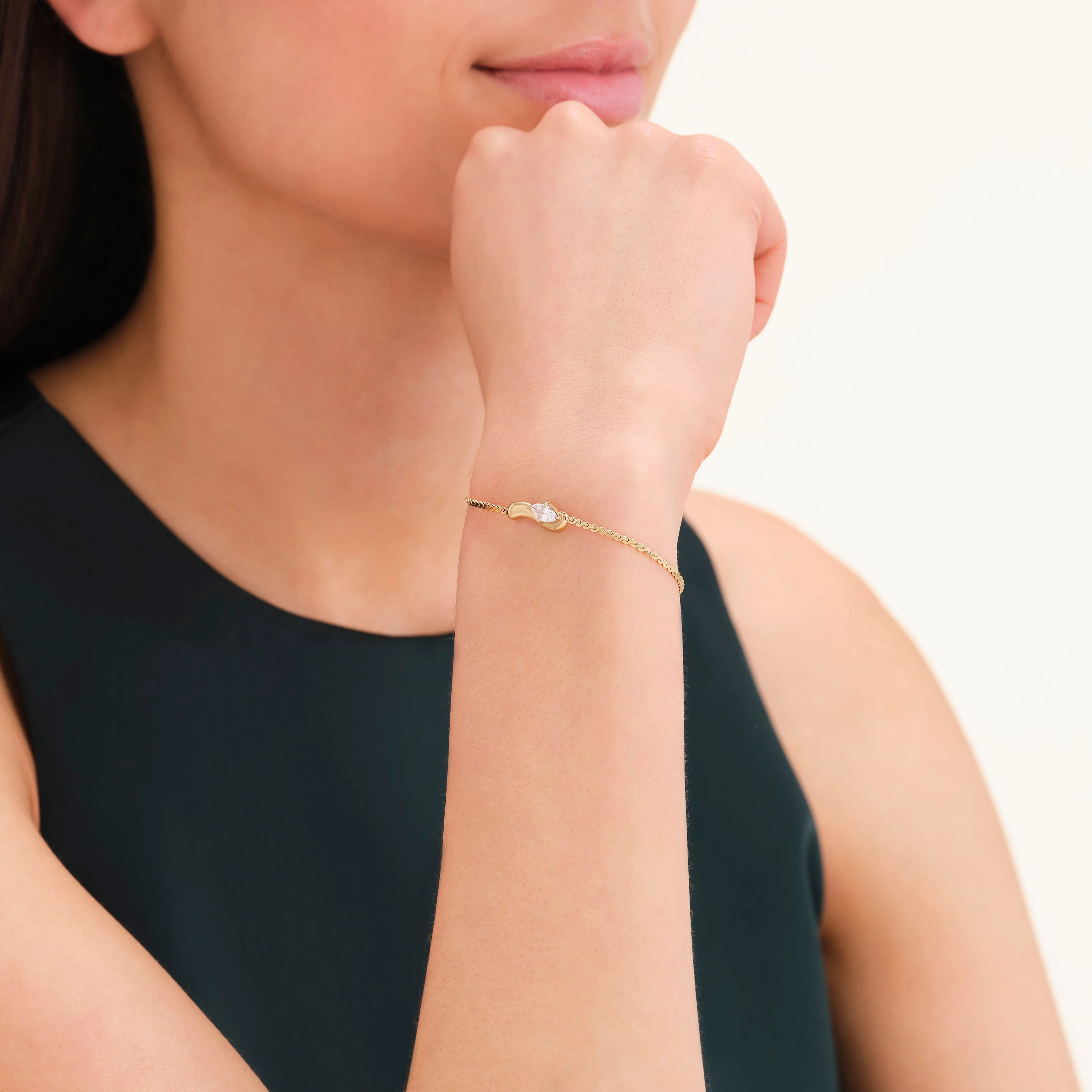 Marquise-Wellen-Armband - Image 2