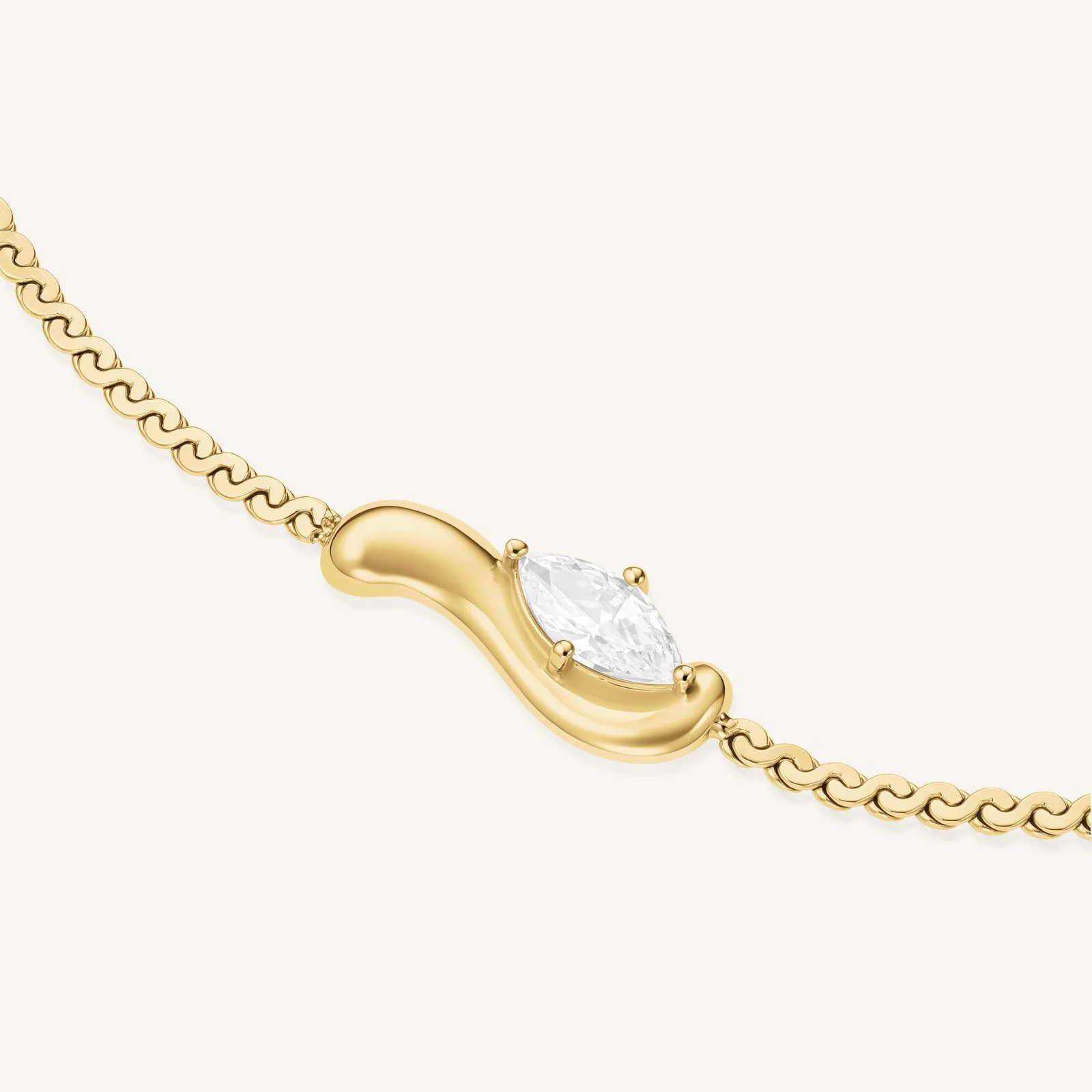 Marquise-Wellen-Armband - Image 3