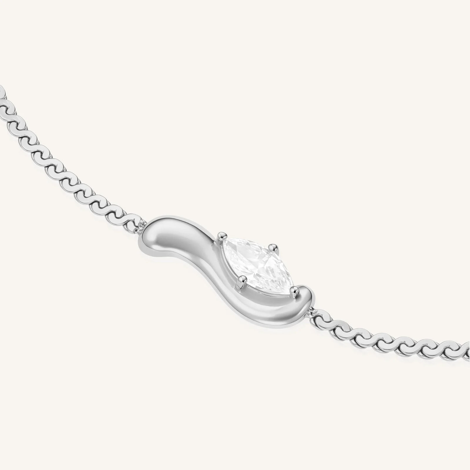 Marquise-Wellen-Armband - Image 8