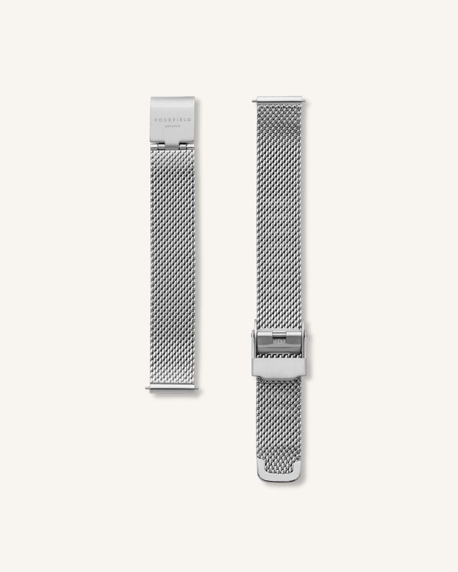 Silbernes Mesh-Armband