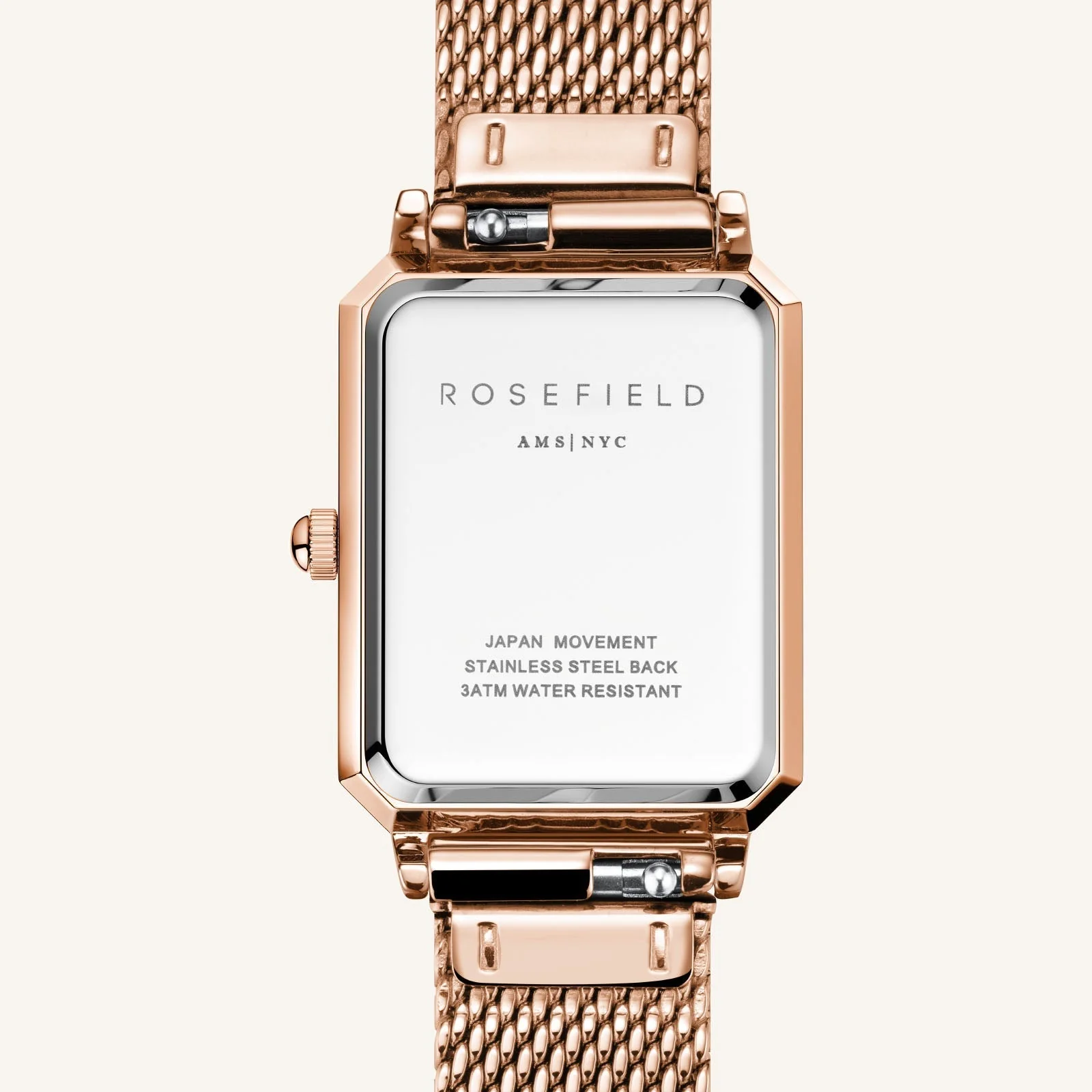 Octagon XS Mesh Roségold - Mit Gravur