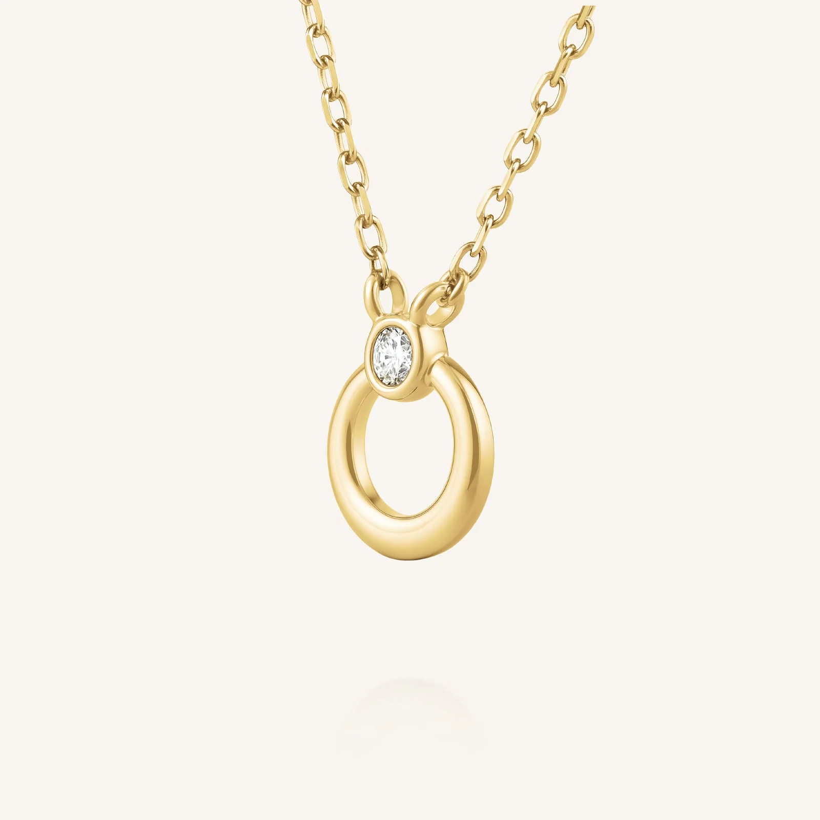Open Circle Necklace - Image 5