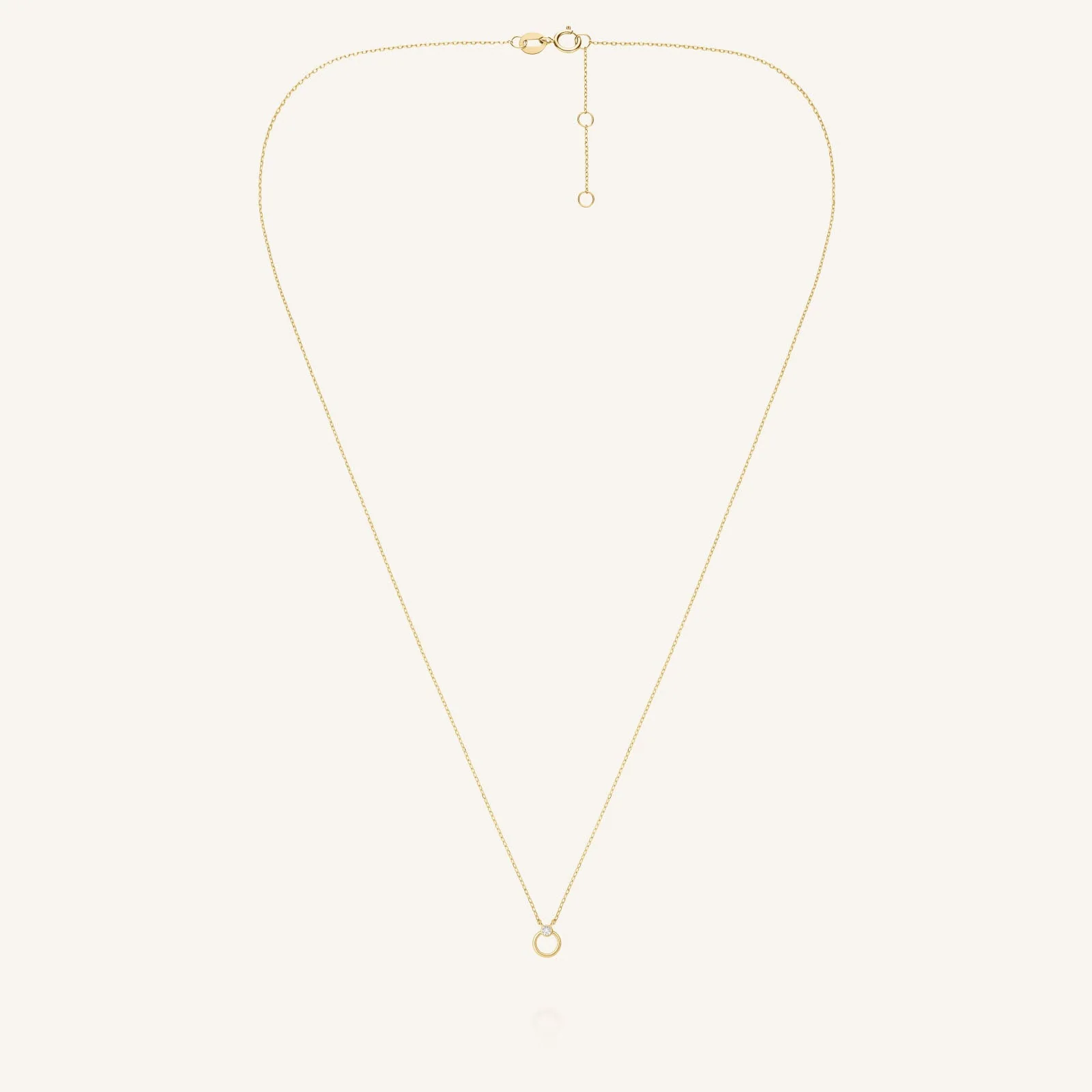Open Circle Necklace - Image 6