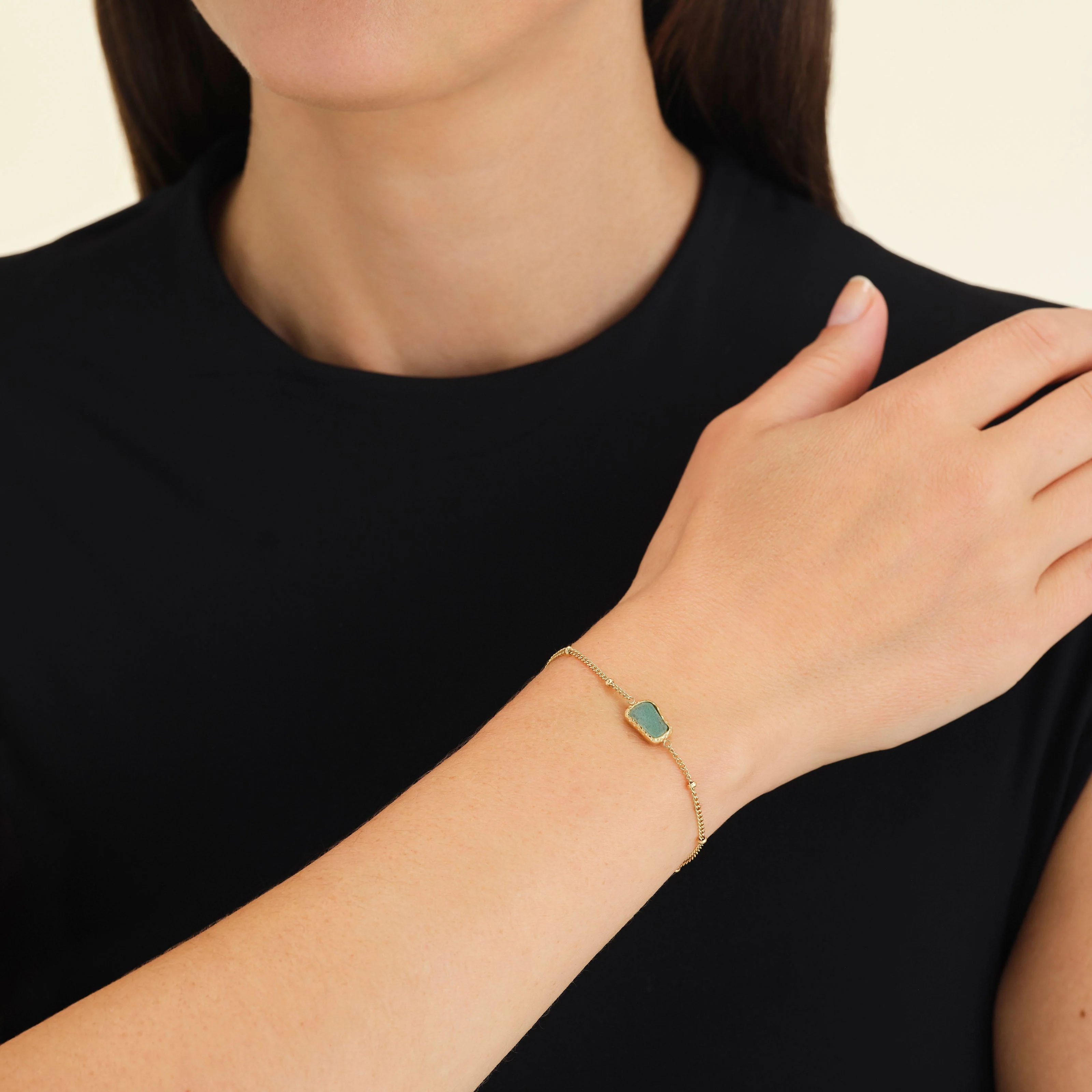 Organisch Geformtes Edelsteinen Armband - Image 3