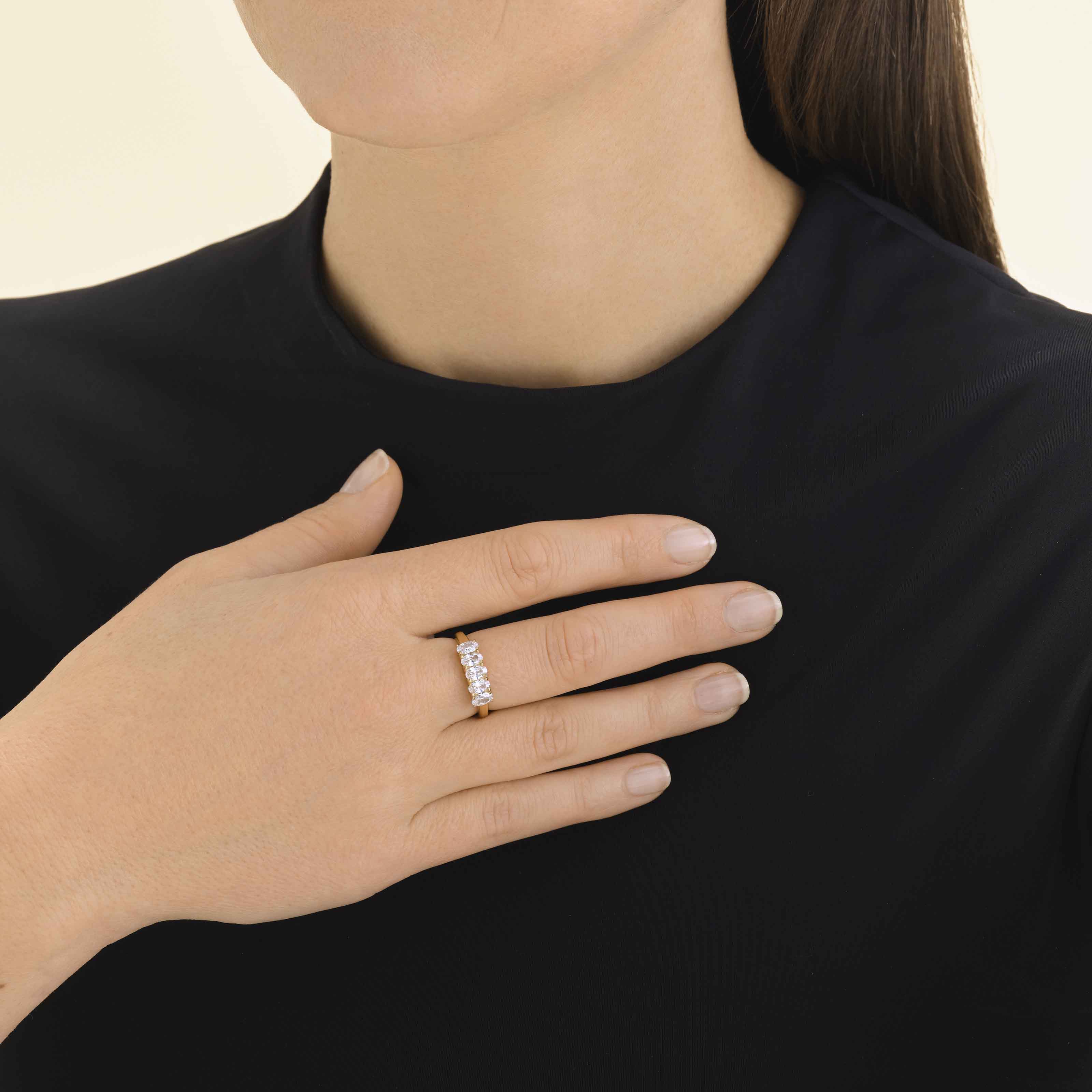 Ovaler Kristall Ring - Image 2