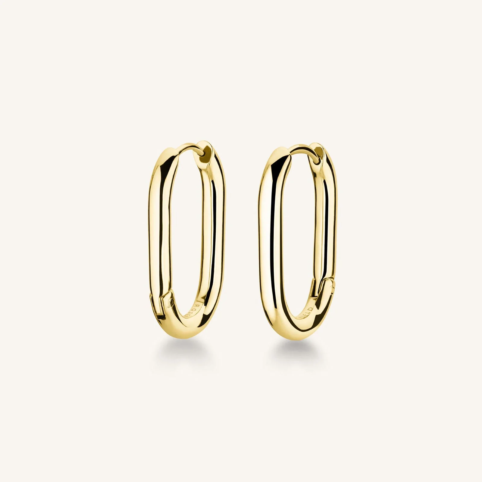 Oval Creolen Gold