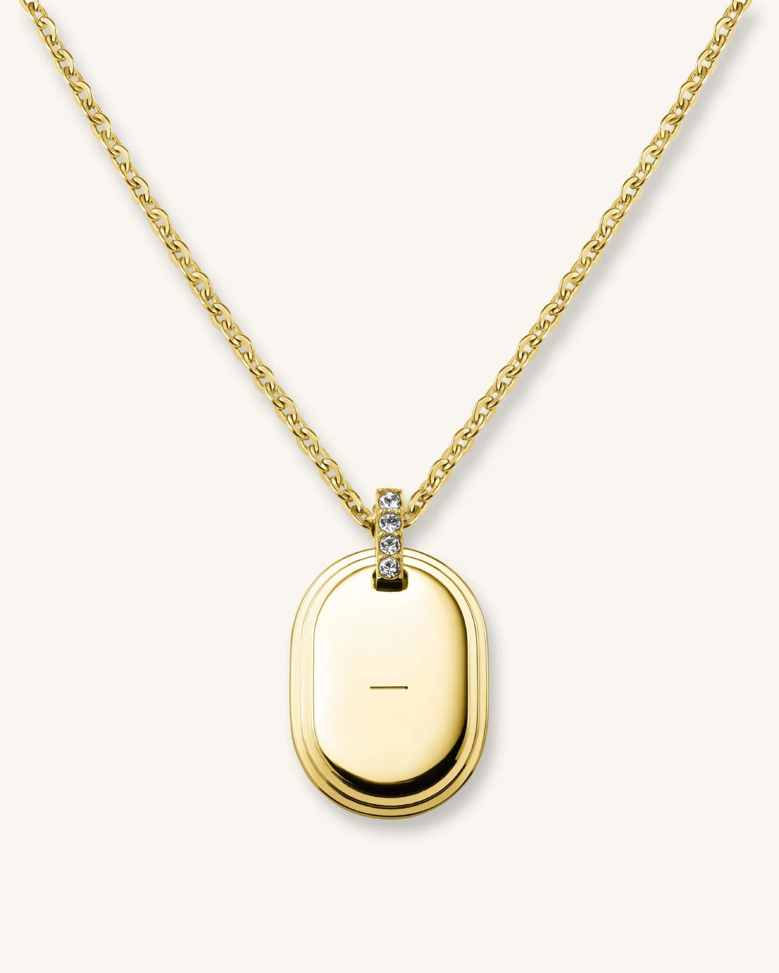 Oval Halskette