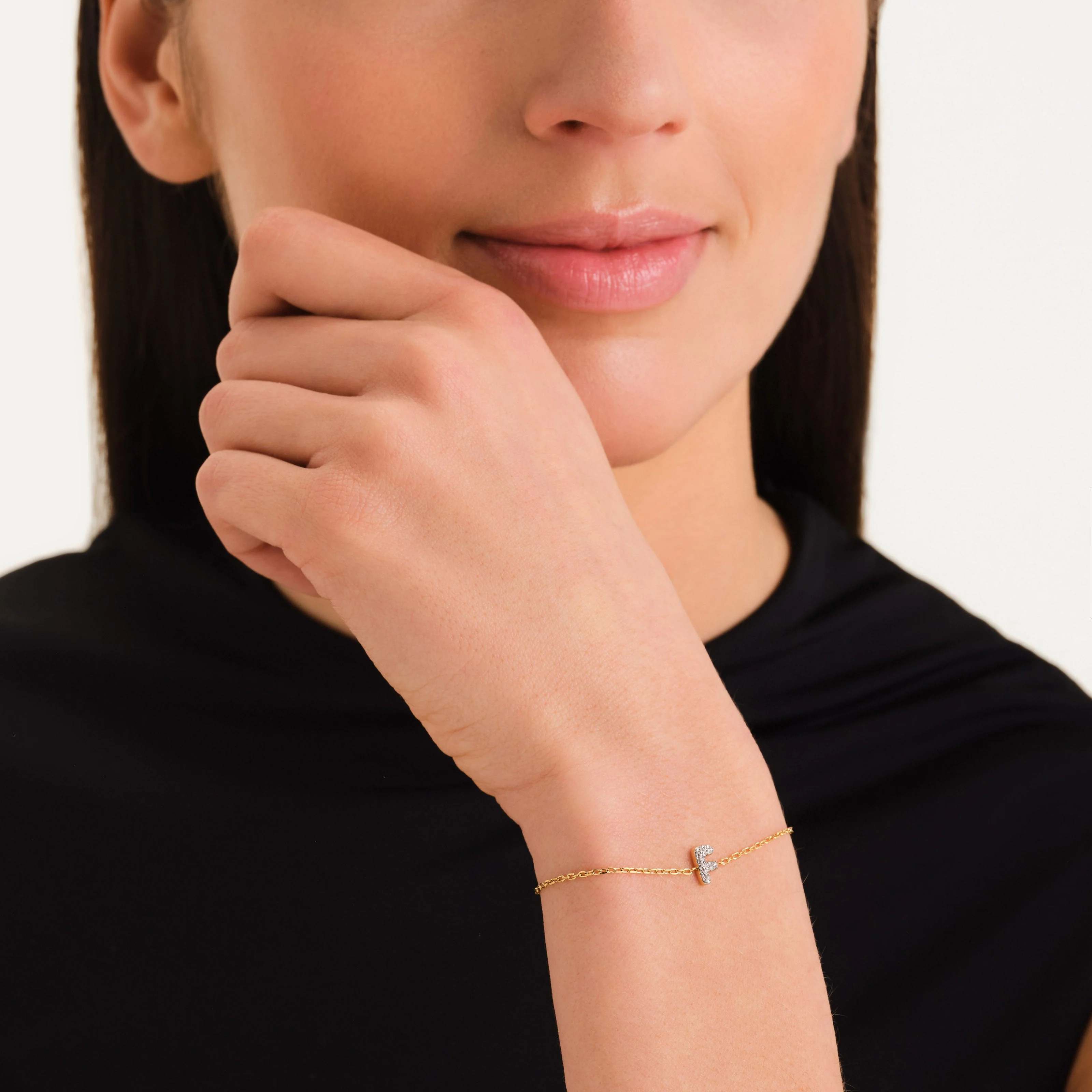 Kristall buchstabe F Armband - Image 2