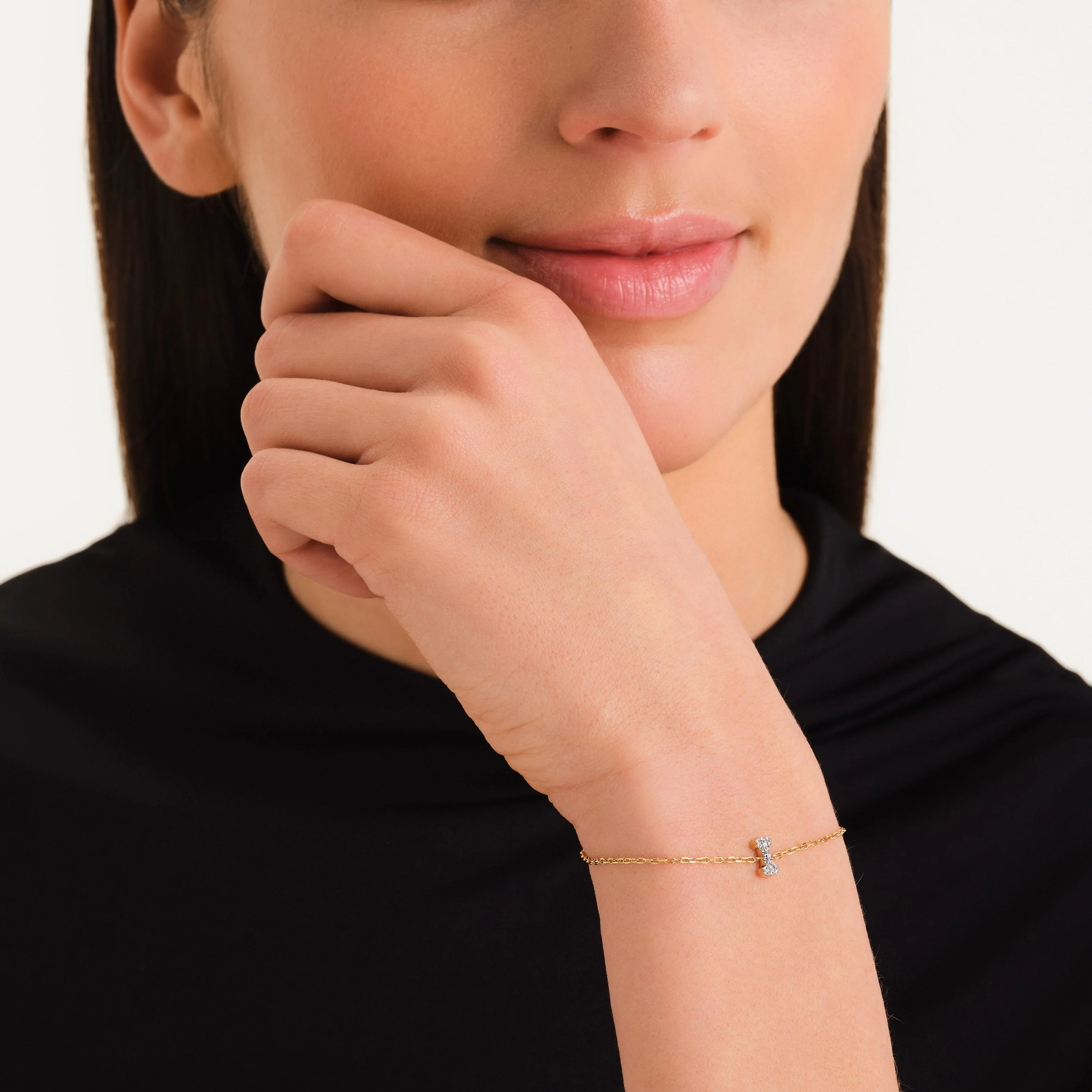 Kristall buchstabe I Armband - Image 2