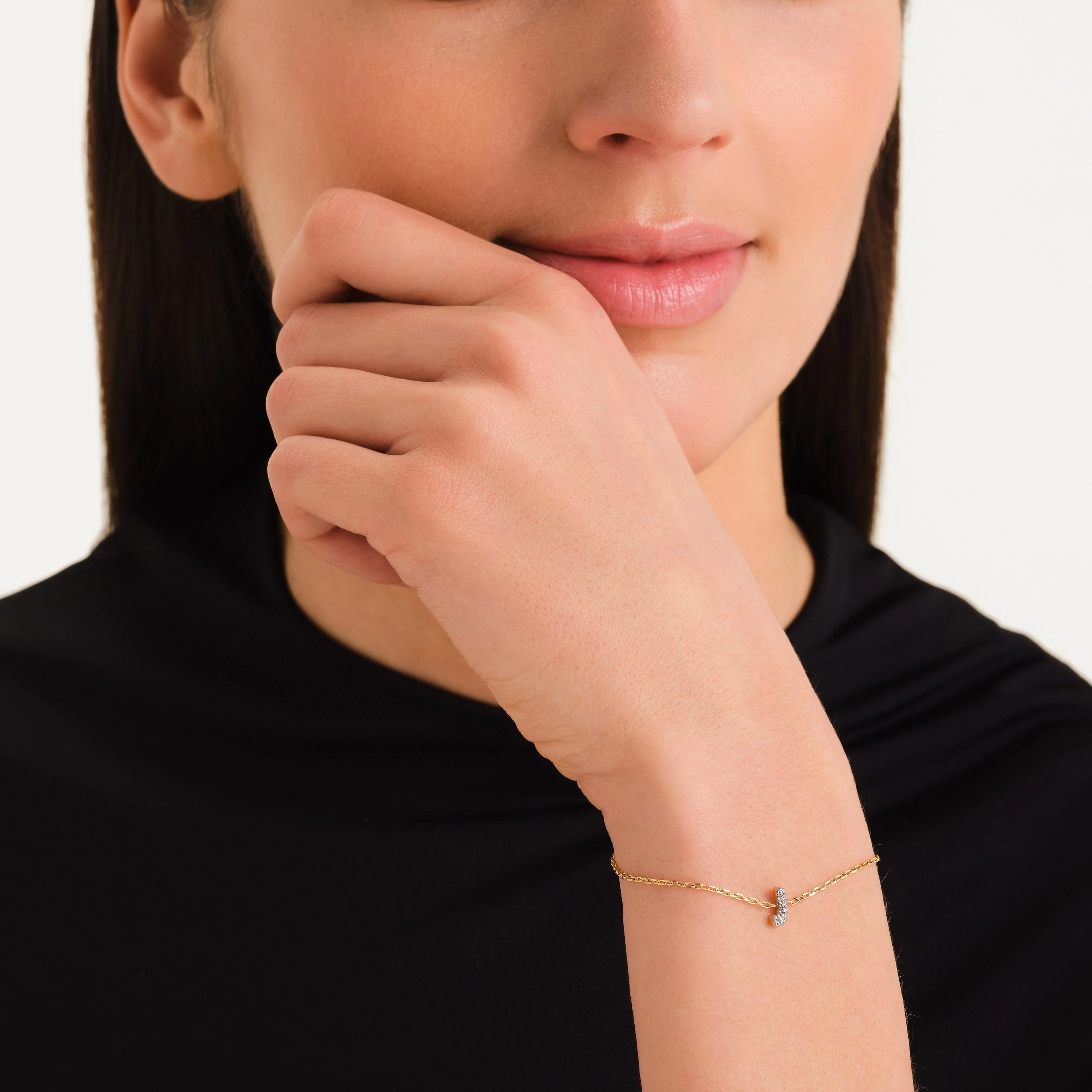 Kristall buchstabe J Armband - Image 2
