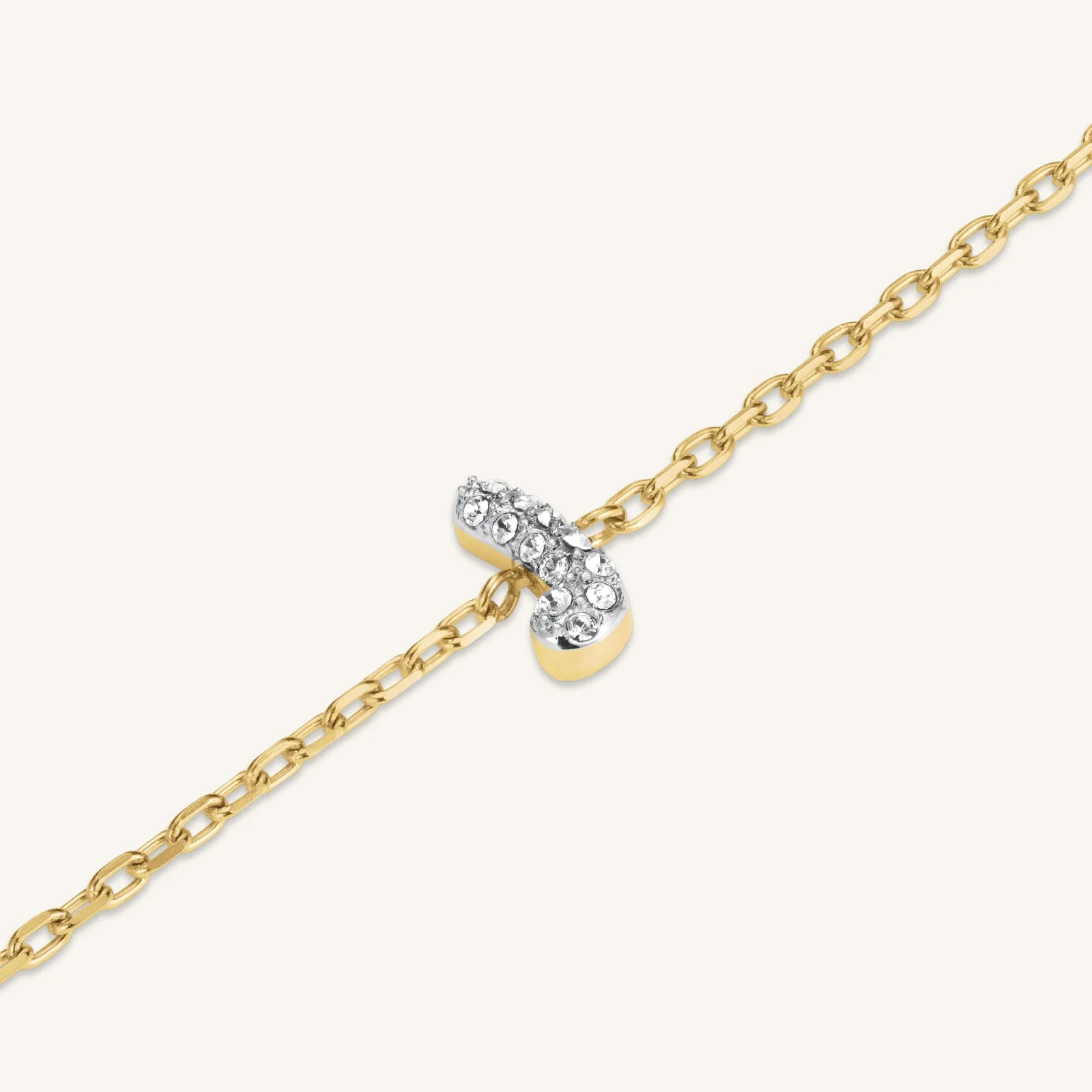 Kristall buchstabe J Armband - Image 3