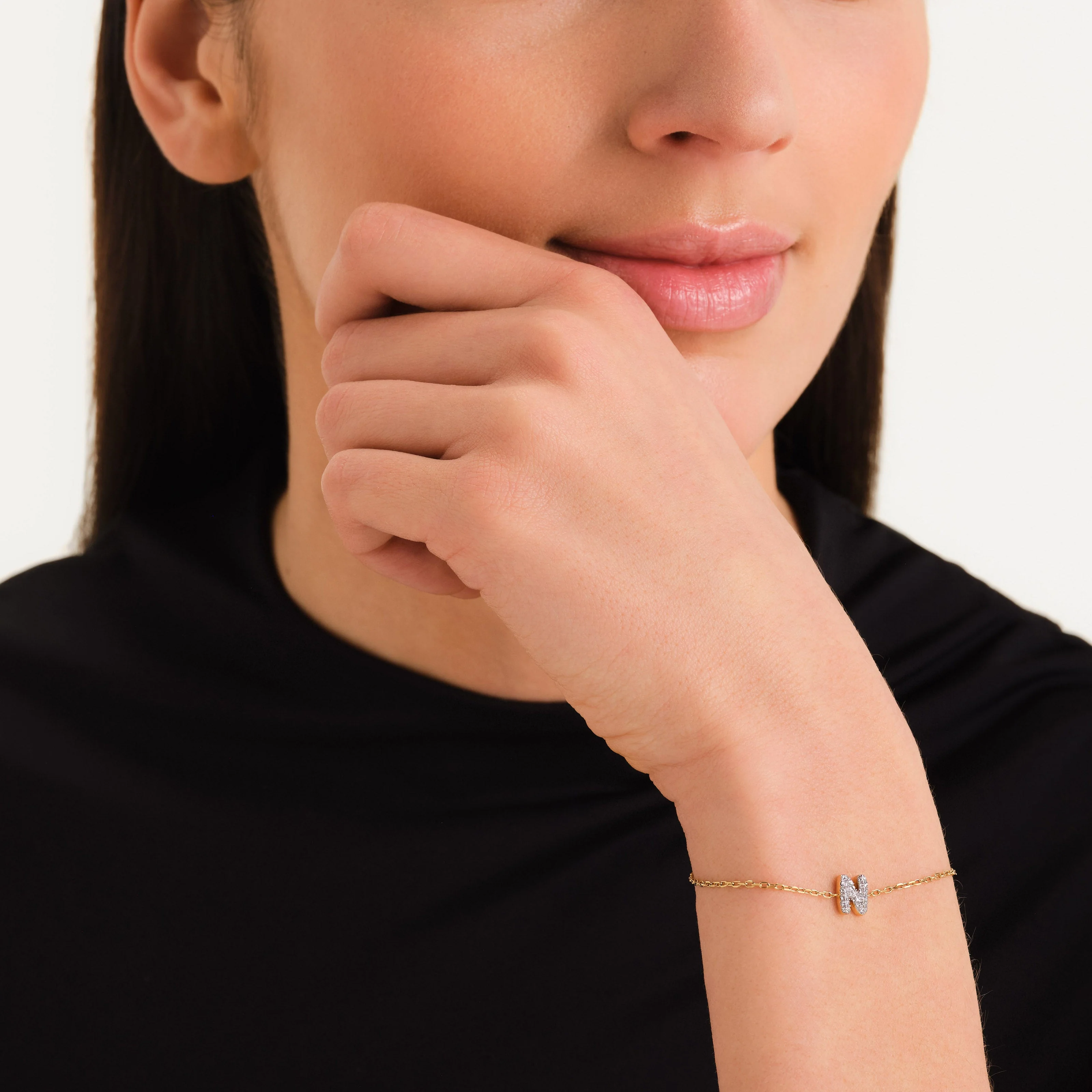 Kristall buchstabe N Armband - Image 2