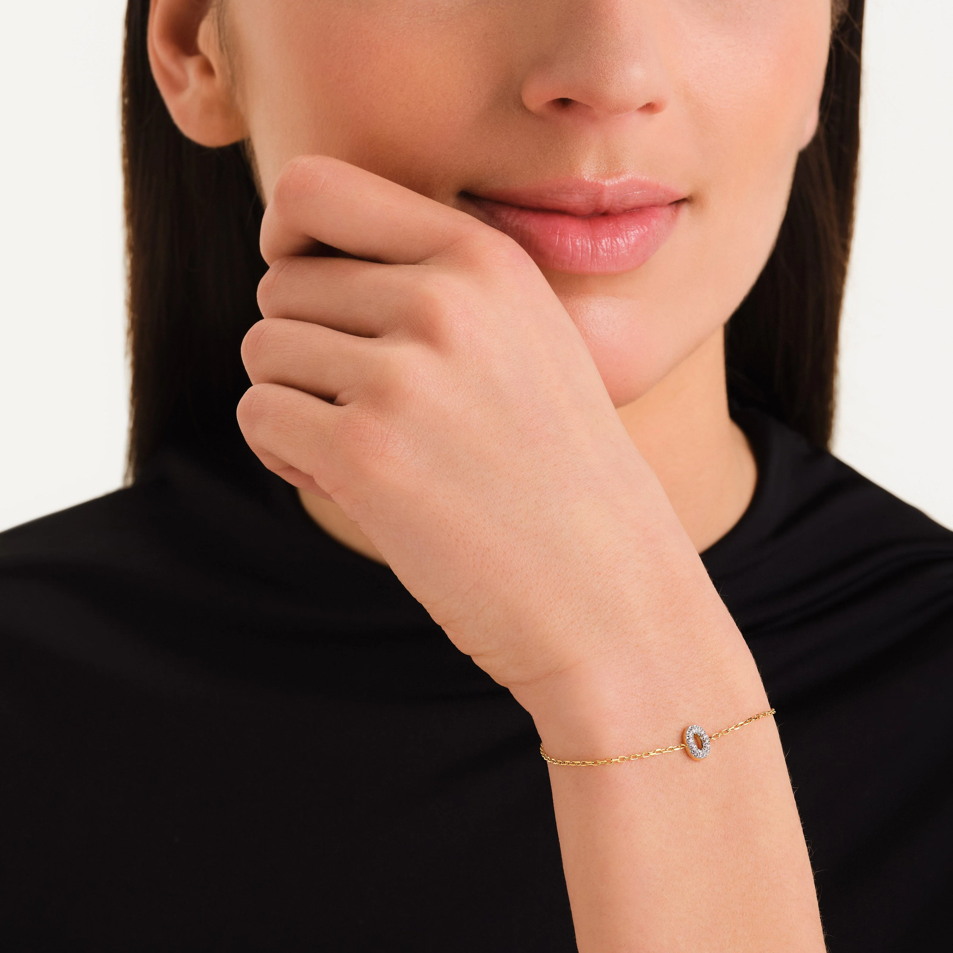 Kristall buchstabe O Armband - Image 2