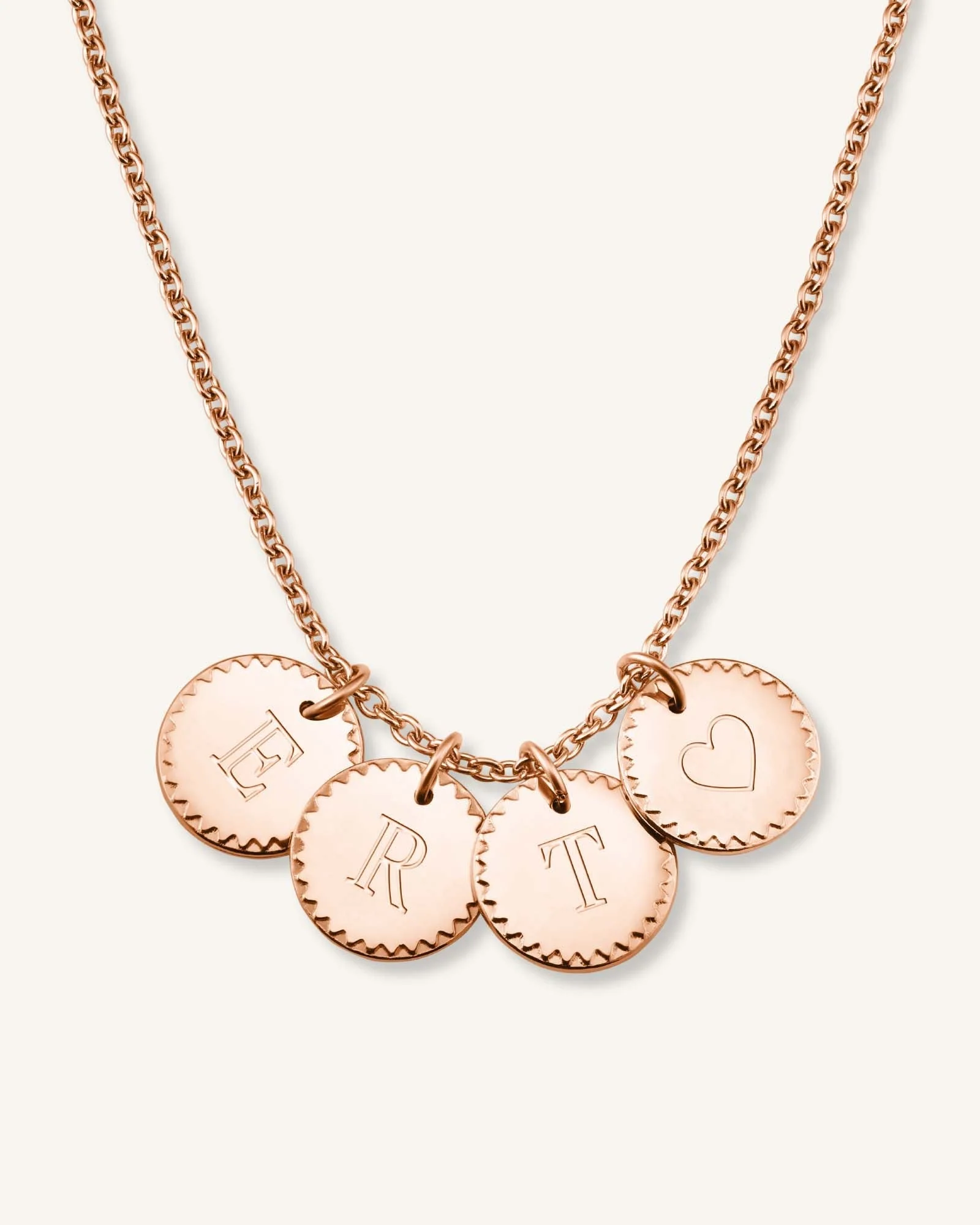 Halskette 4 Münz-Charms - Image 7