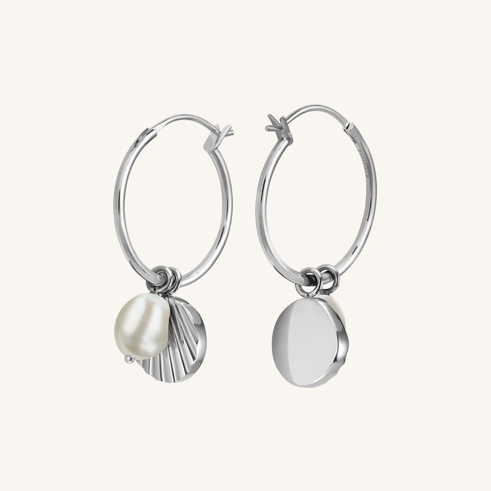 Muschel & Perlen Hoops - Image 6