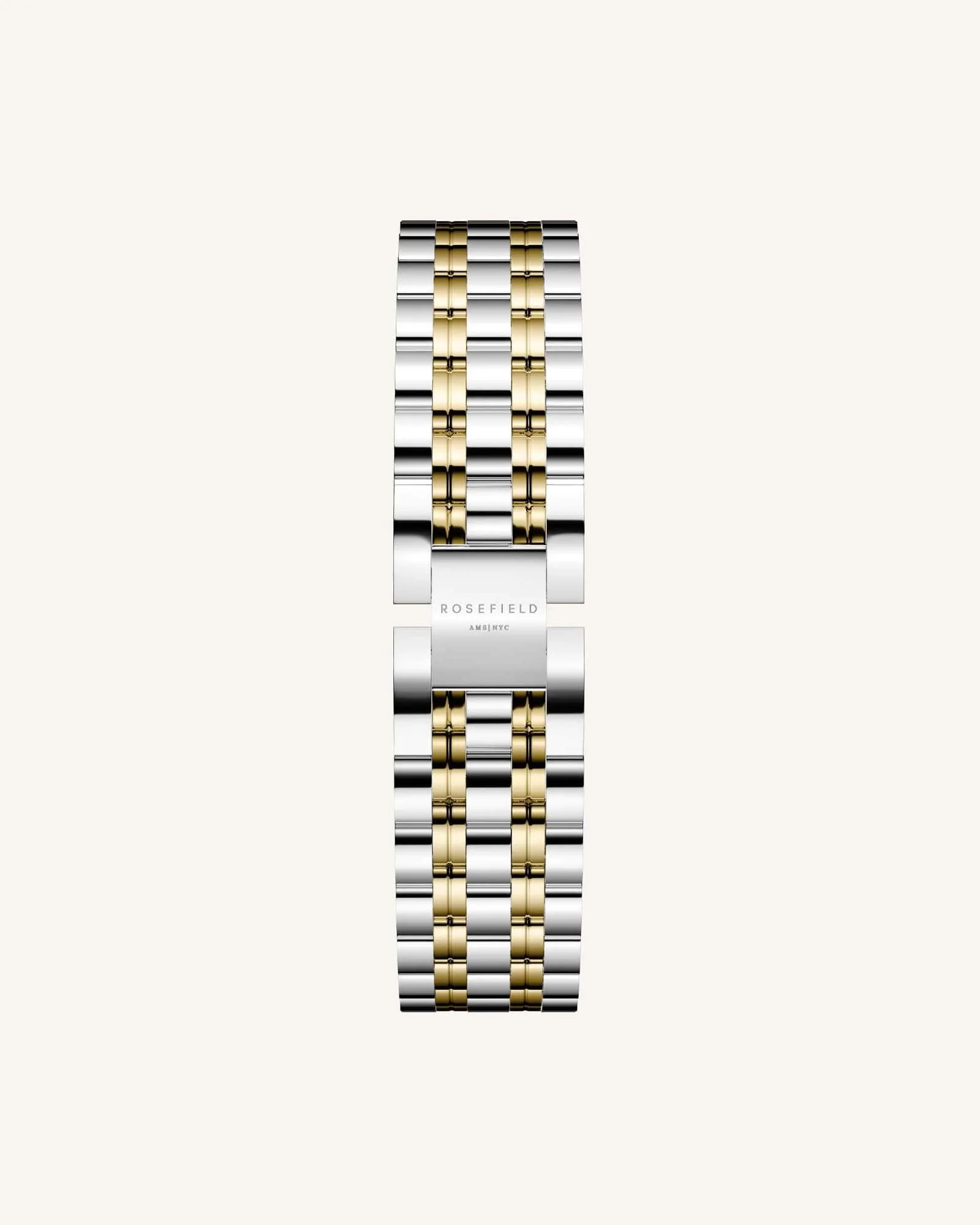 Silber - Gold Duo Armband