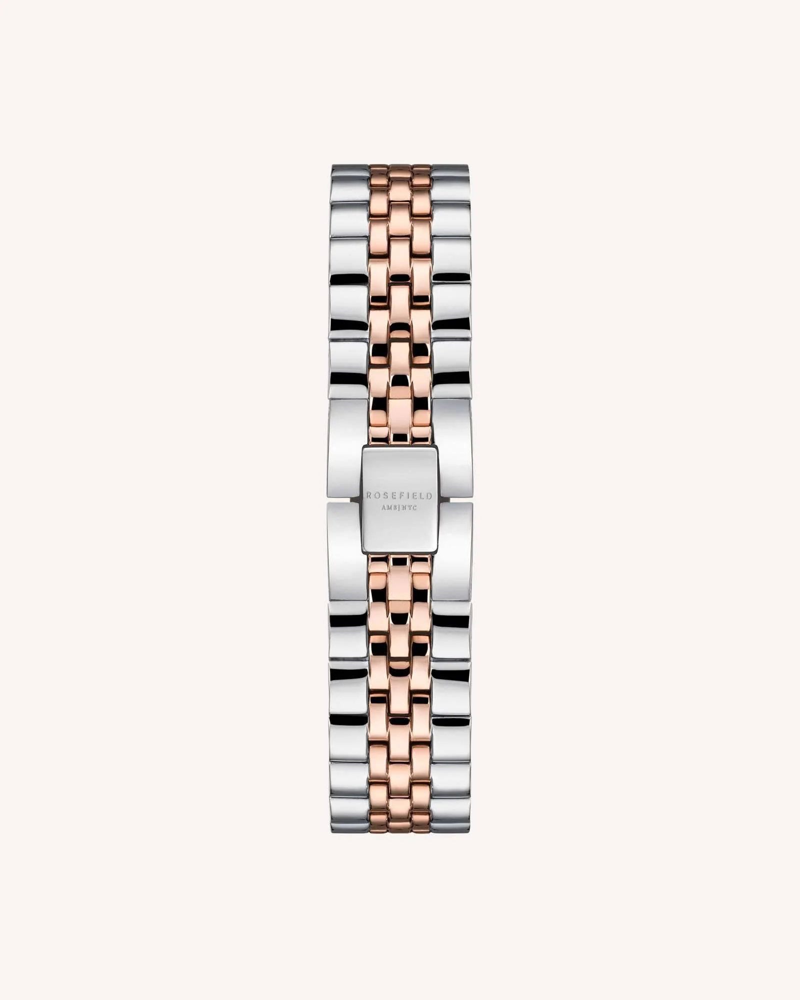 Silber - Roségoldenes Uhrenarmband