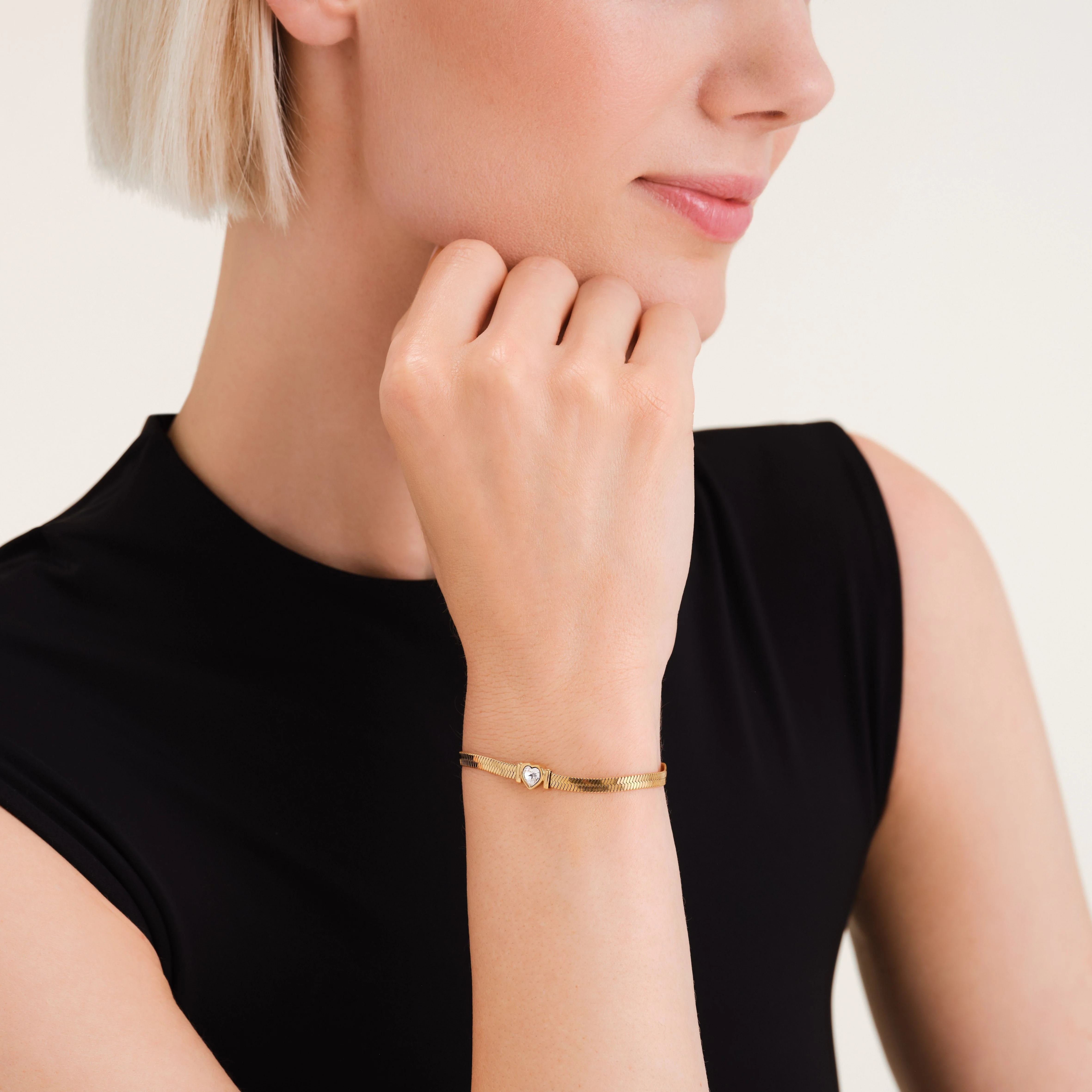 Snake Herz Armband - Image 2