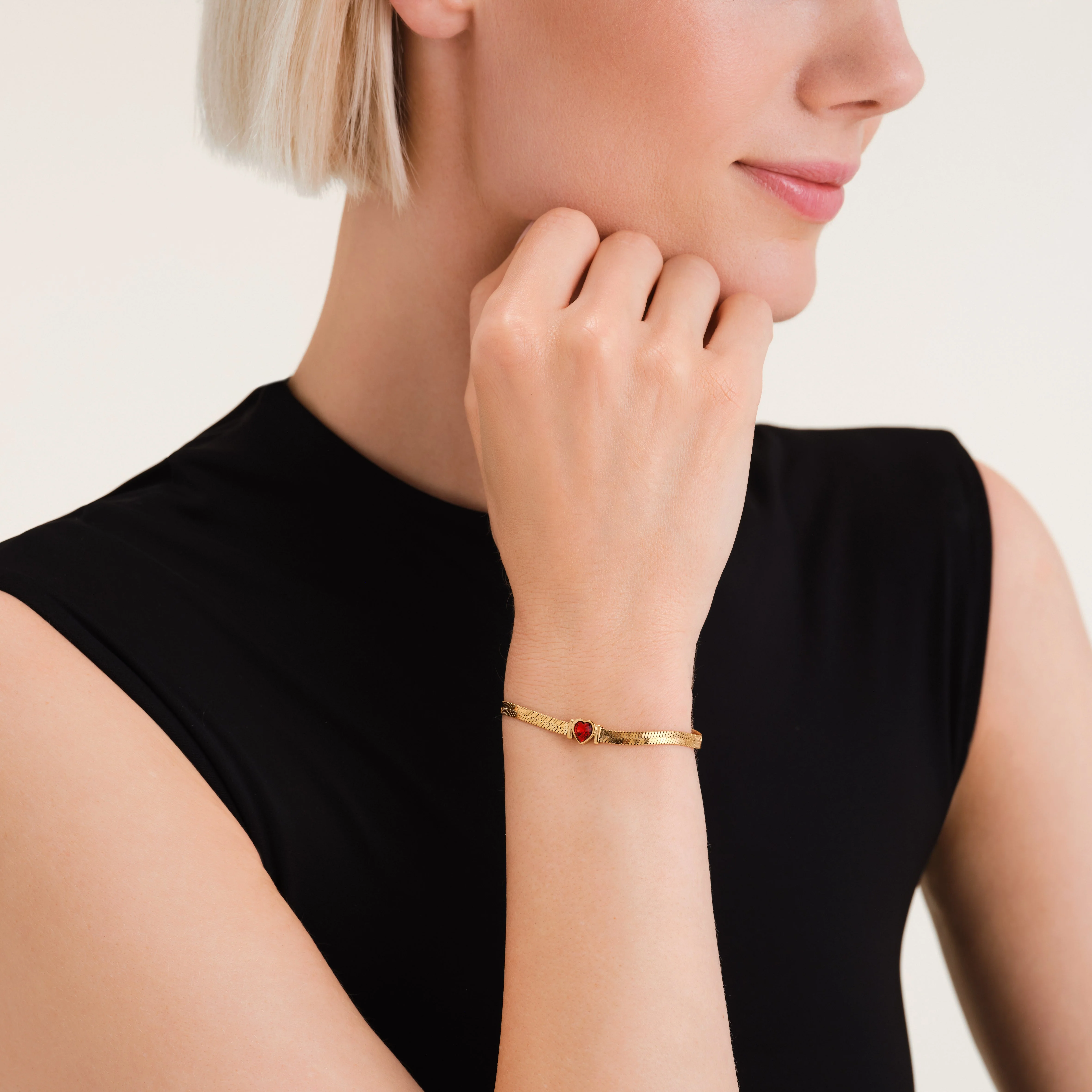 Snake Herz Armband - Image 6