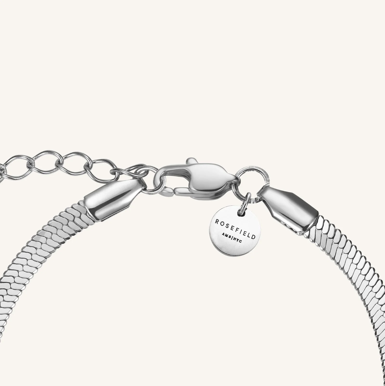 Snake Herz Armband Silber - Image 4