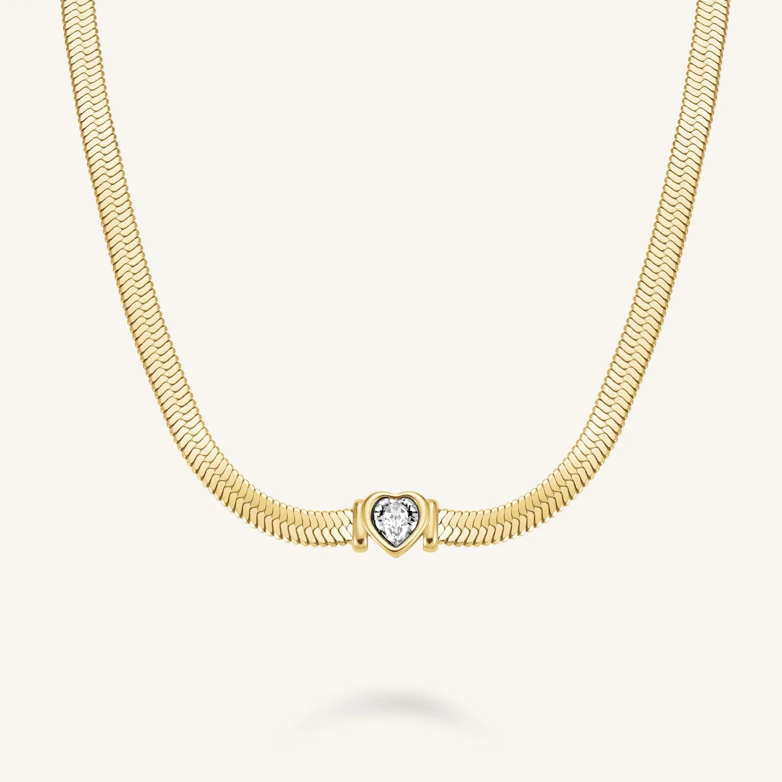 Snake Herz Choker