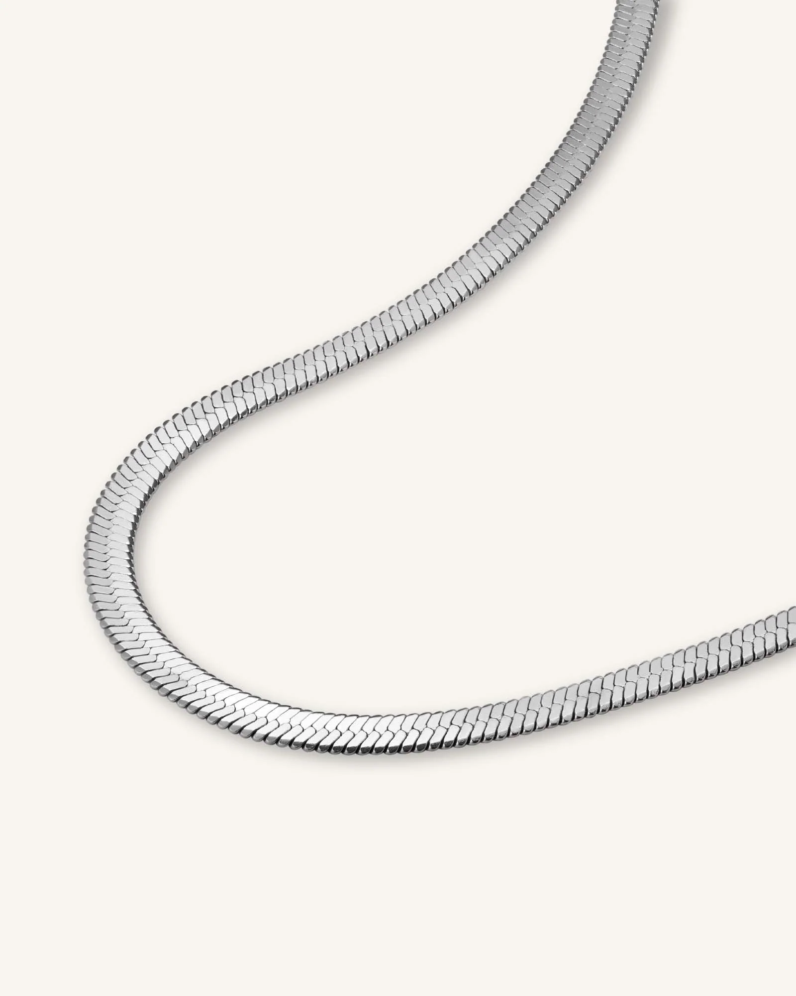 Snake Halskette Silber - Image 3