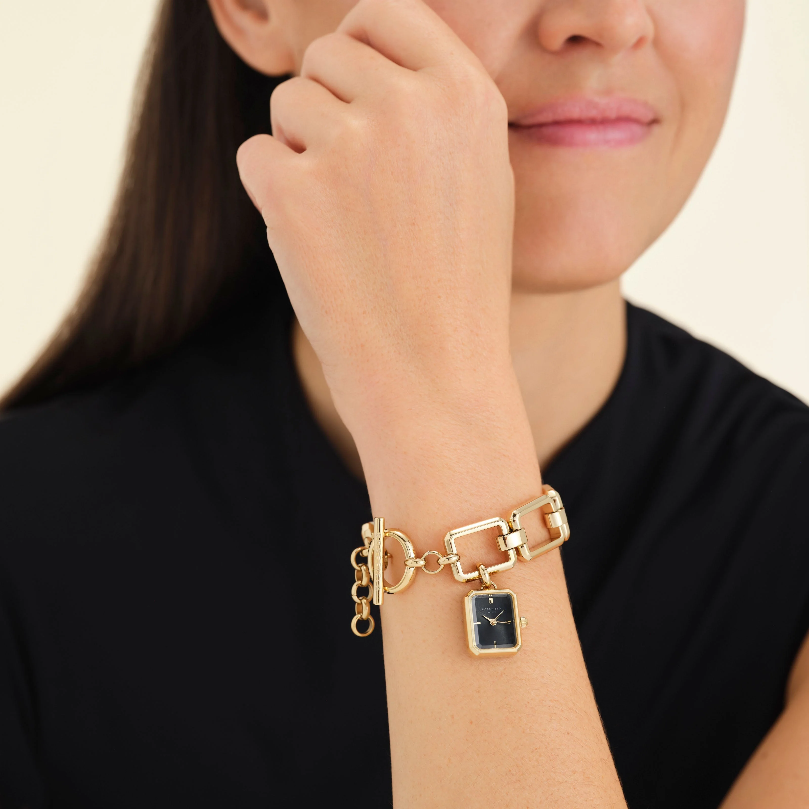 Octagon Chain Gold Schwarz-Mit Gravur - Image 3