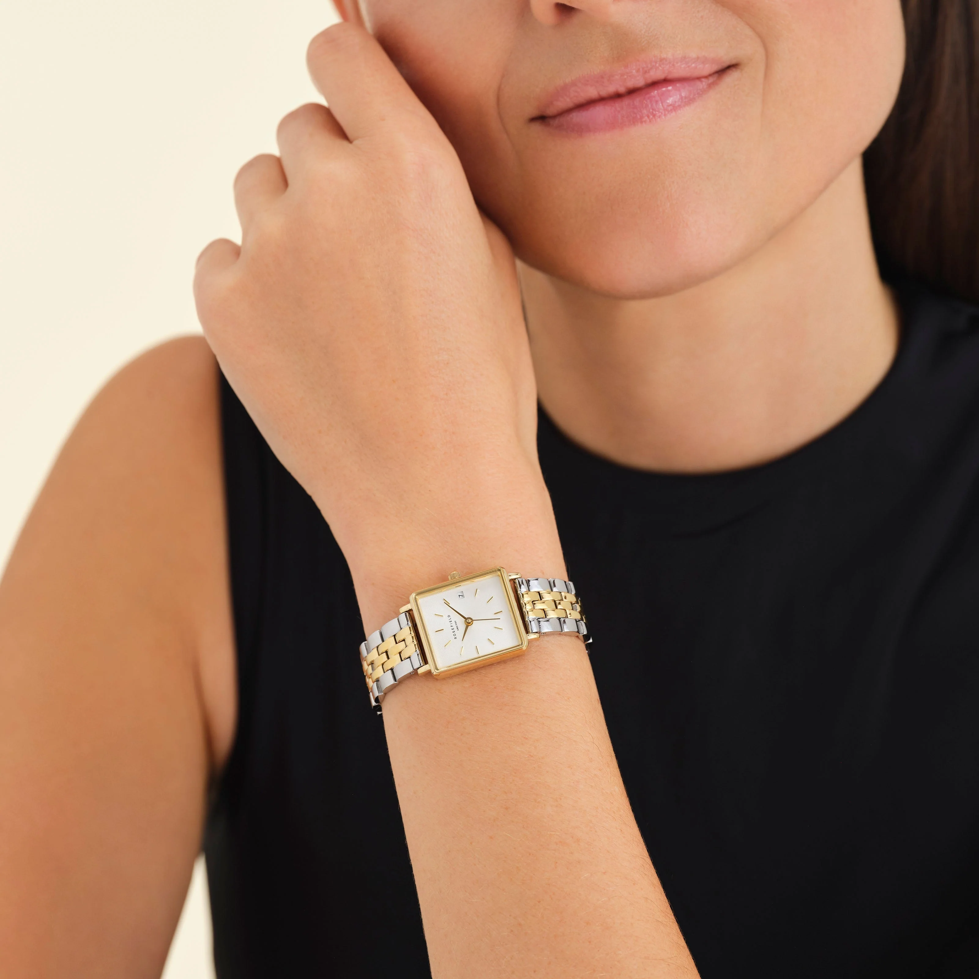 Boxy XS Silber Gold Duo - Mit Gravur - Image 3
