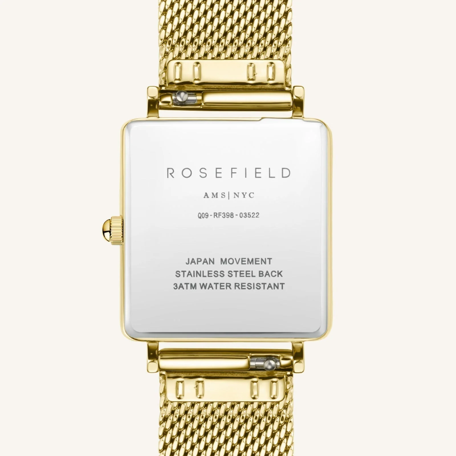 Boxy XS Gold Mesh - Mit Gravur