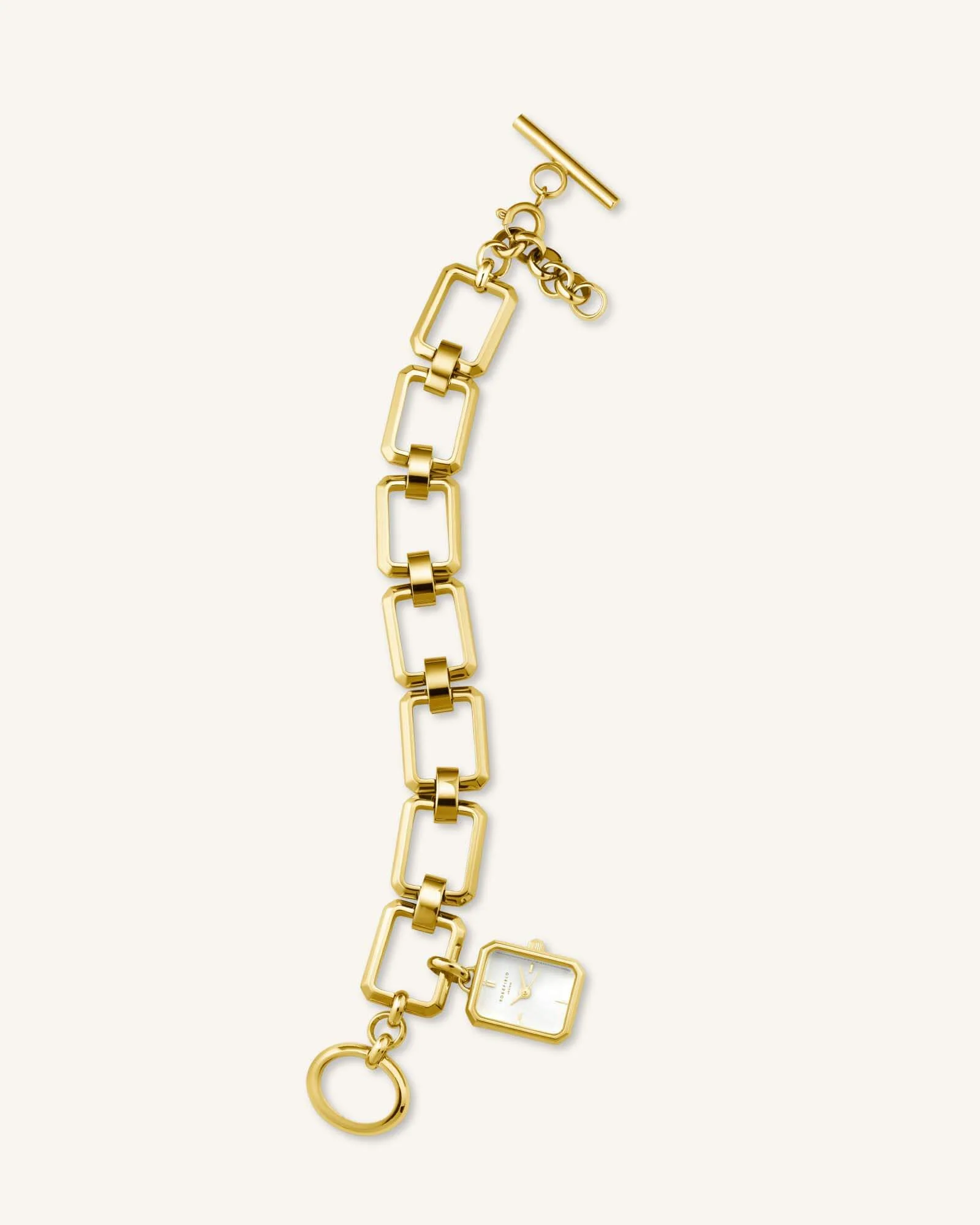 Octagon Charm Chain Gold - Mit Gravur - Image 5